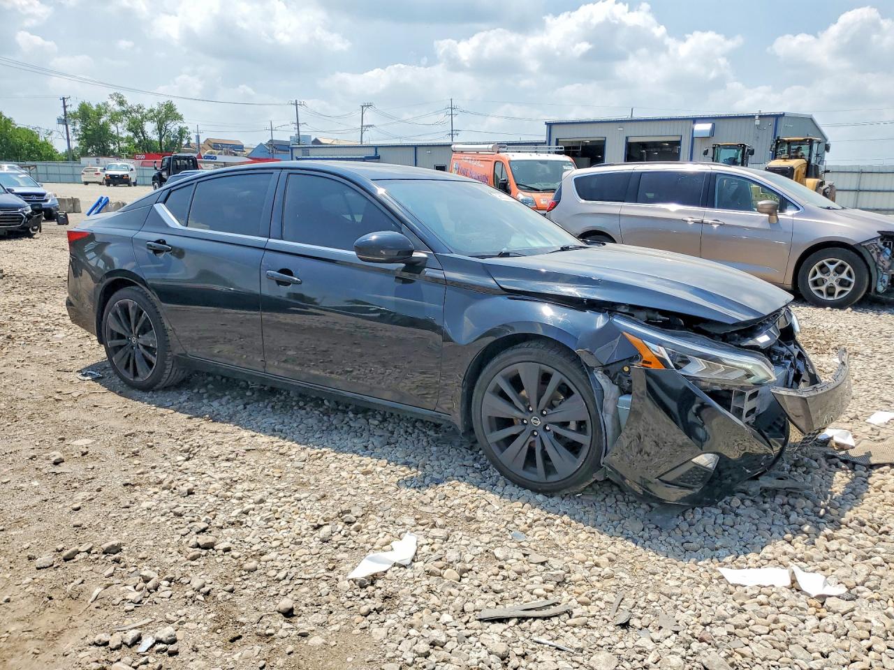 2021 Nissan Altima Sr Черный vin: 1N4BL4CV7MN418892