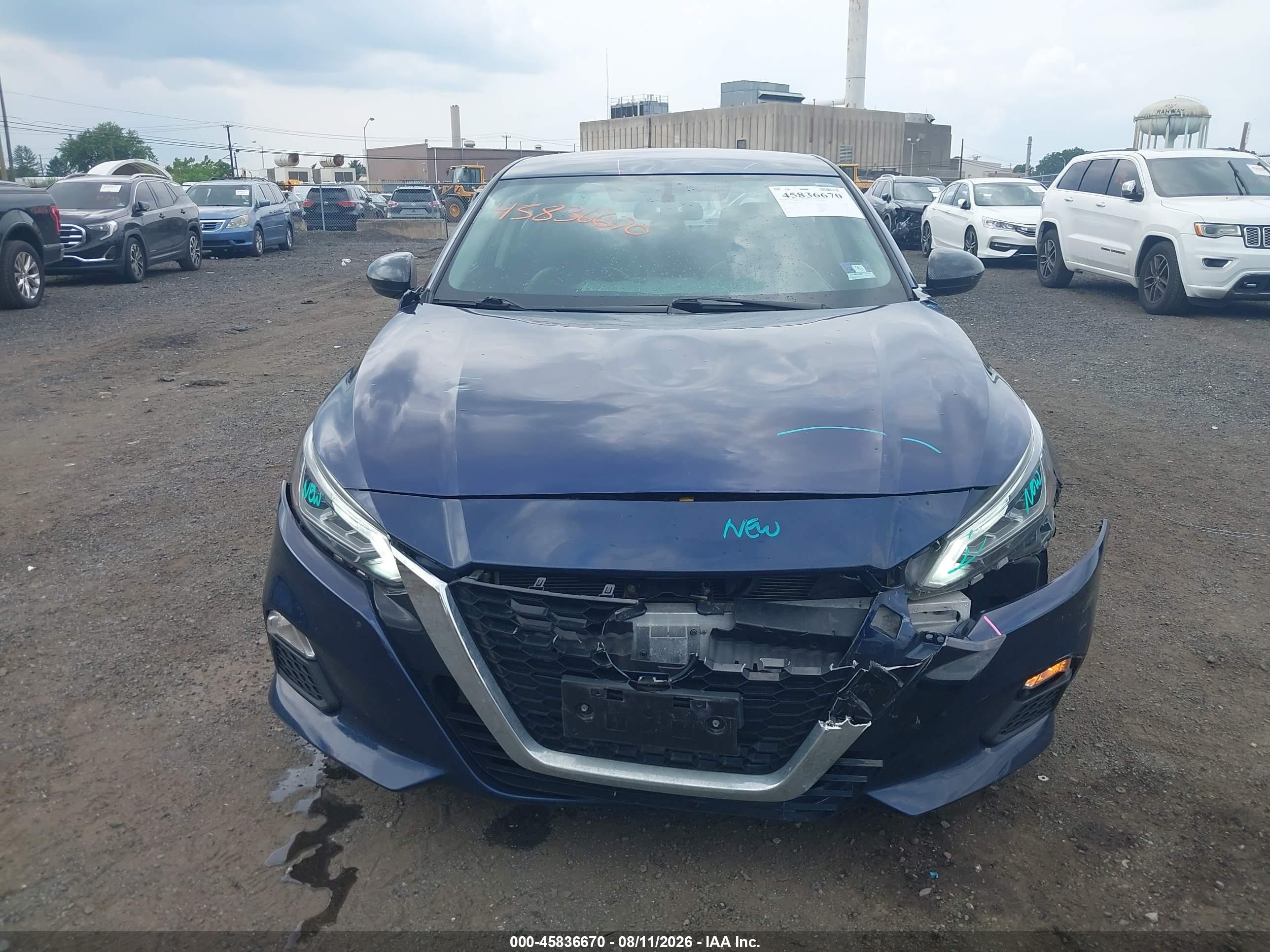 2019 Nissan Altima 2.5 Sr Blue vin: 1N4BL4CV8KC160973