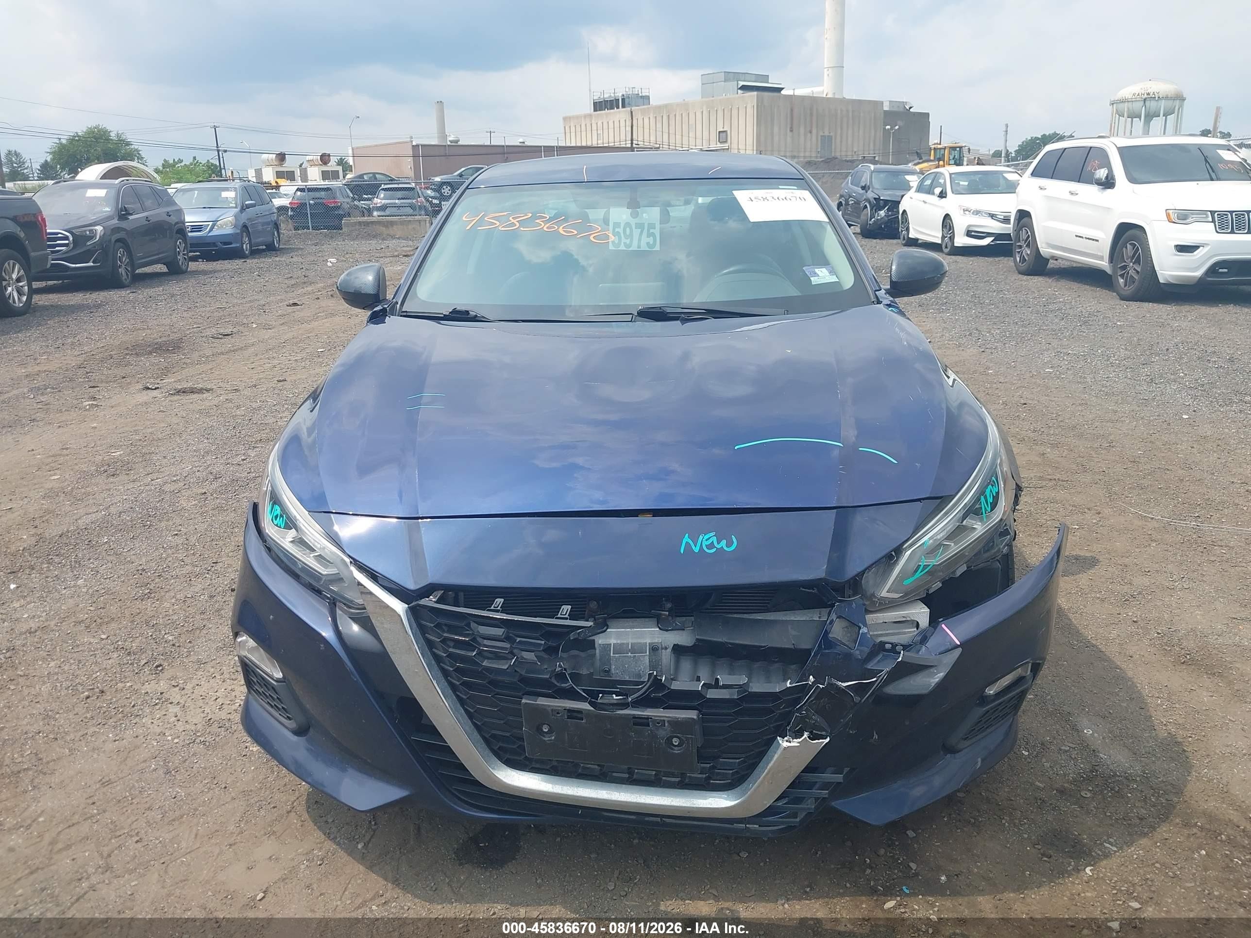2019 Nissan Altima 2.5 Sr Blue vin: 1N4BL4CV8KC160973