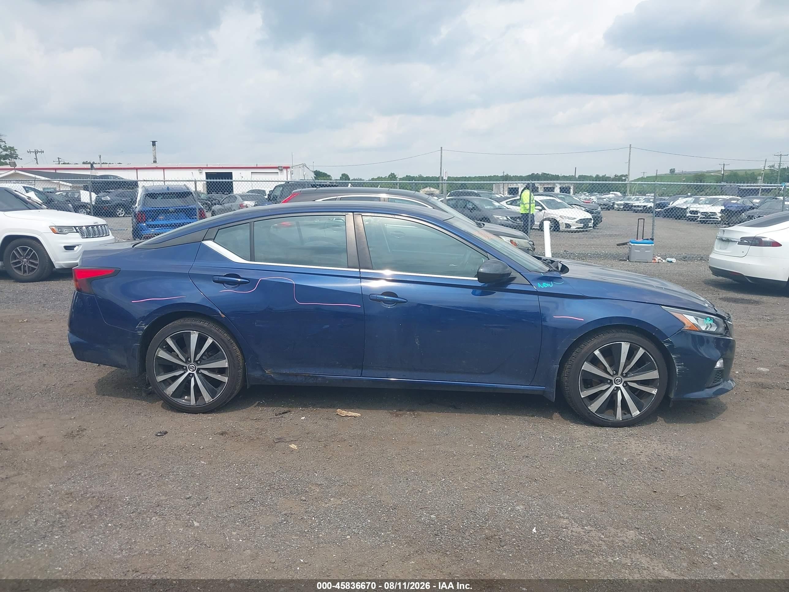 2019 Nissan Altima 2.5 Sr Blue vin: 1N4BL4CV8KC160973