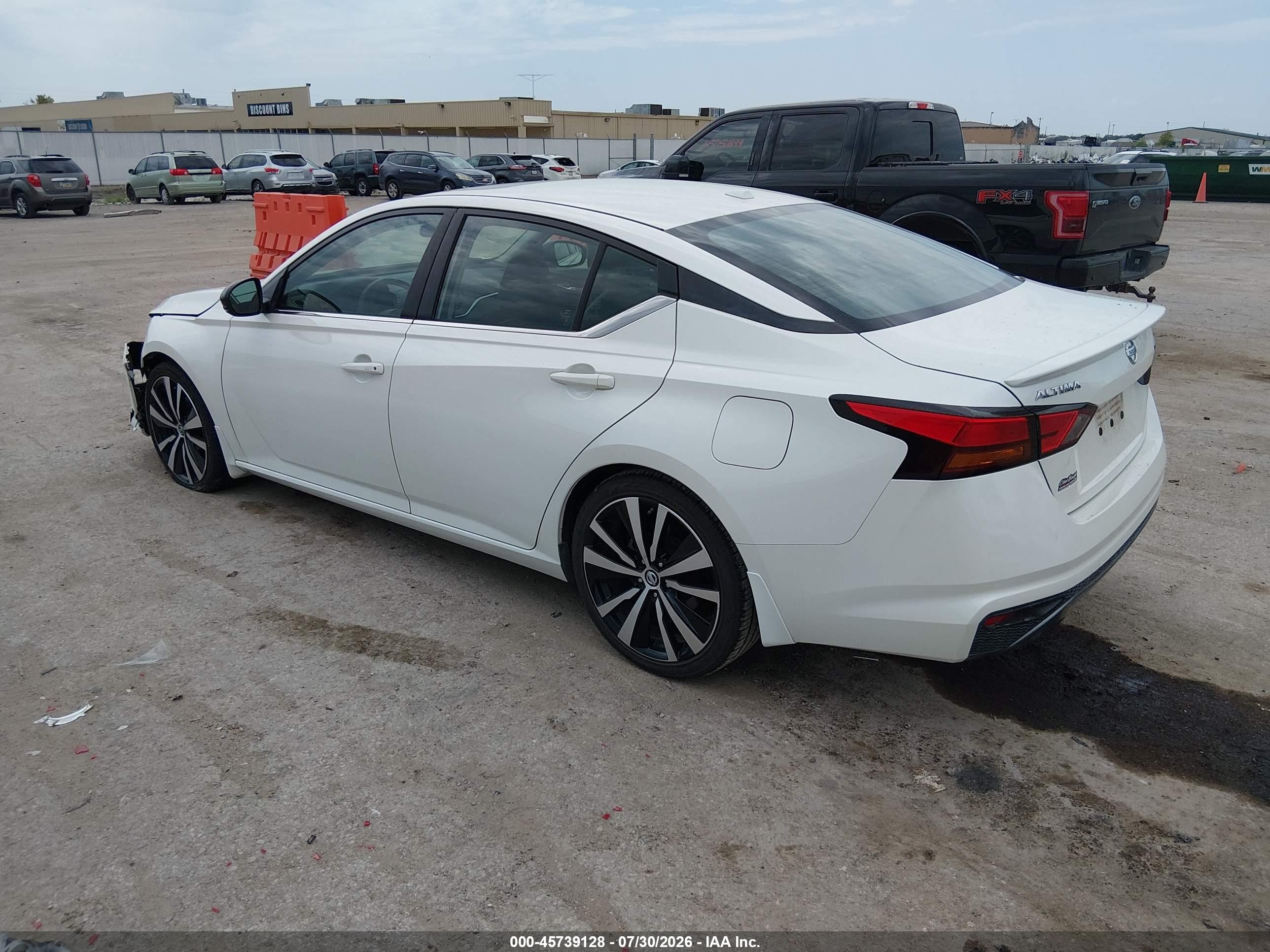 2019 Nissan Altima 2.5 Sr Белый vin: 1N4BL4CV8KC180804