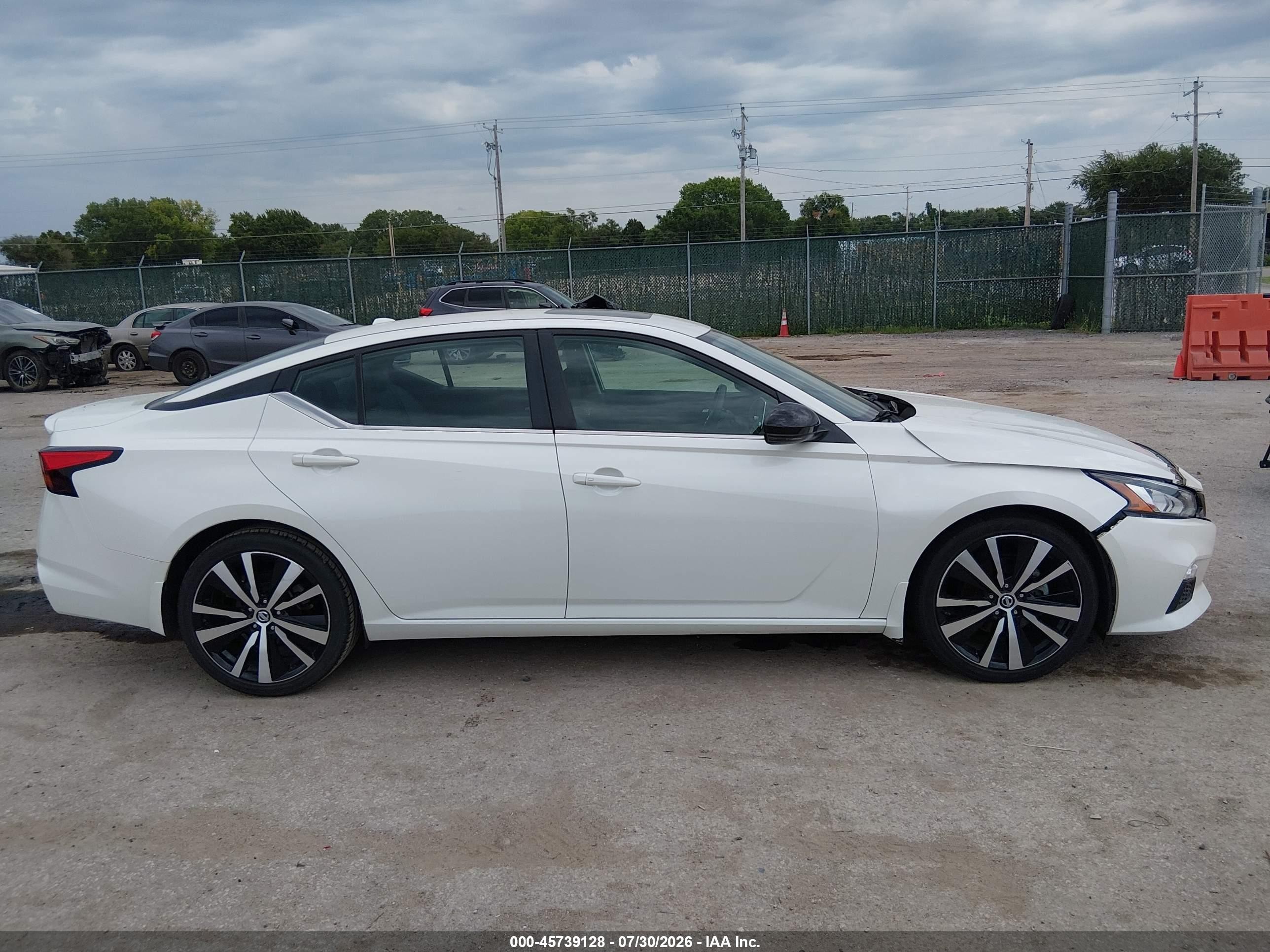 2019 Nissan Altima 2.5 Sr Белый vin: 1N4BL4CV8KC180804