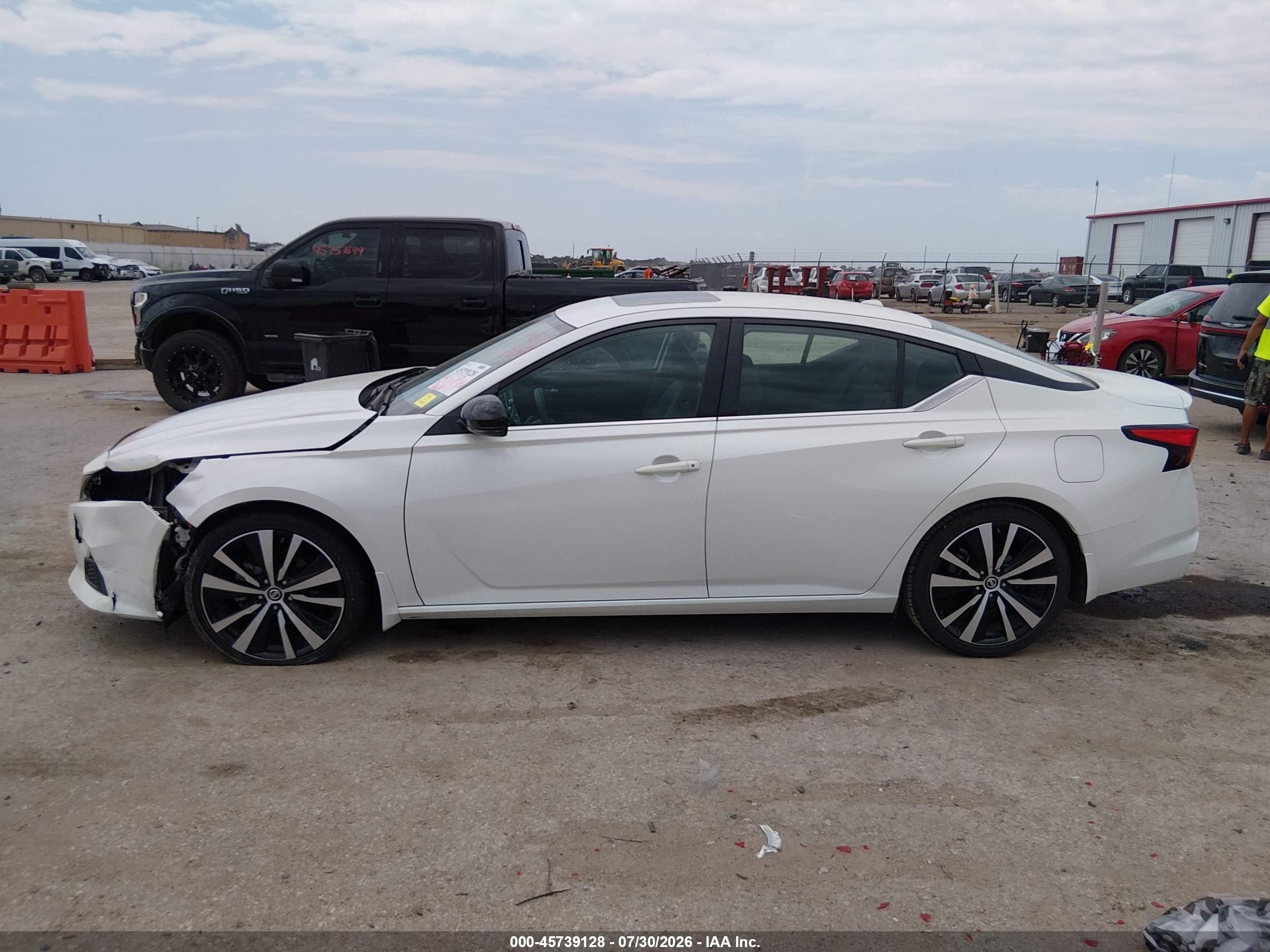 2019 Nissan Altima 2.5 Sr Белый vin: 1N4BL4CV8KC180804