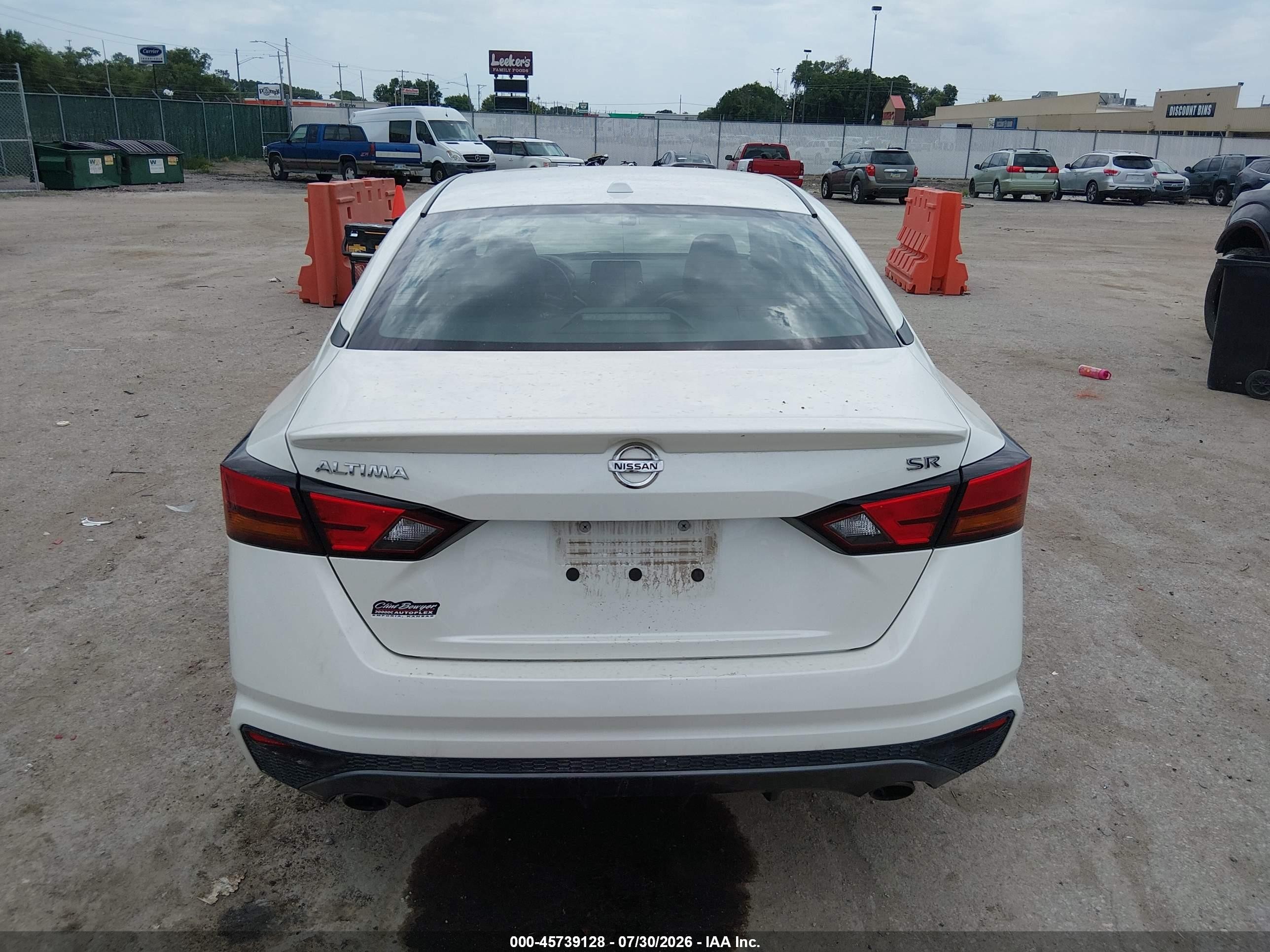 2019 Nissan Altima 2.5 Sr Белый vin: 1N4BL4CV8KC180804