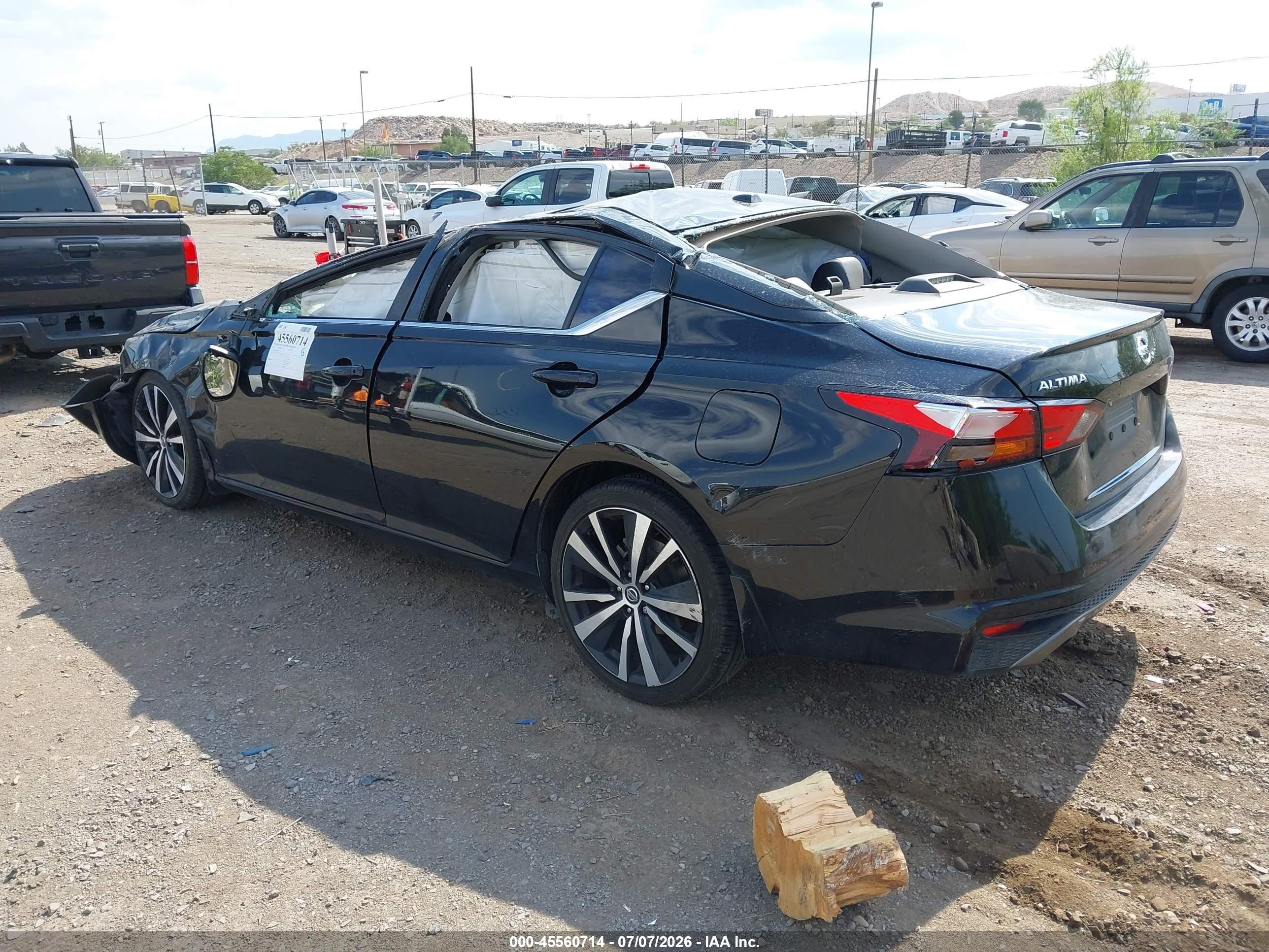 2019 Nissan Altima 2.5 Sr Black vin: 1N4BL4CV8KC217446
