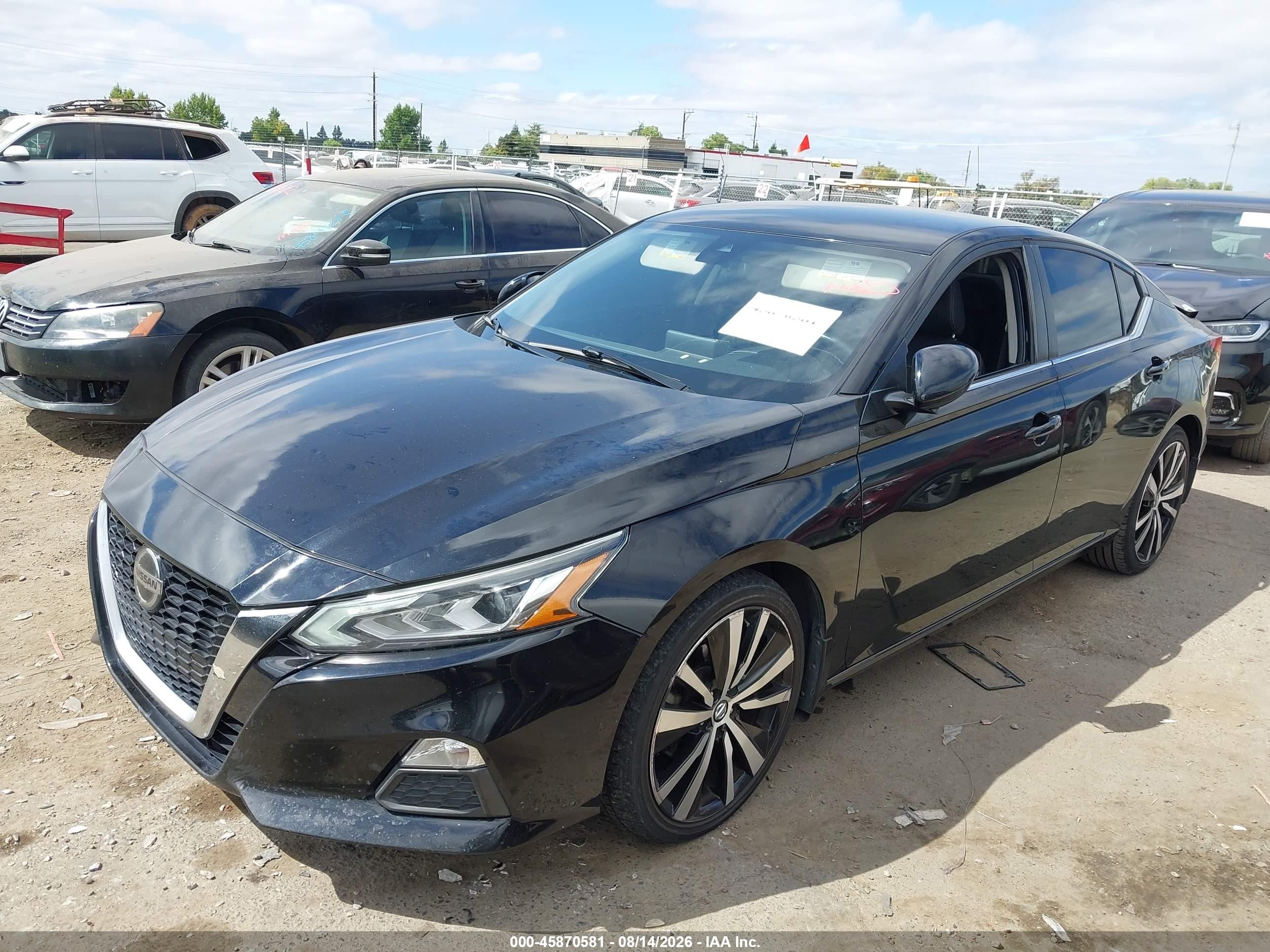 2020 Nissan Altima Sr Fwd Black vin: 1N4BL4CV8LC136769