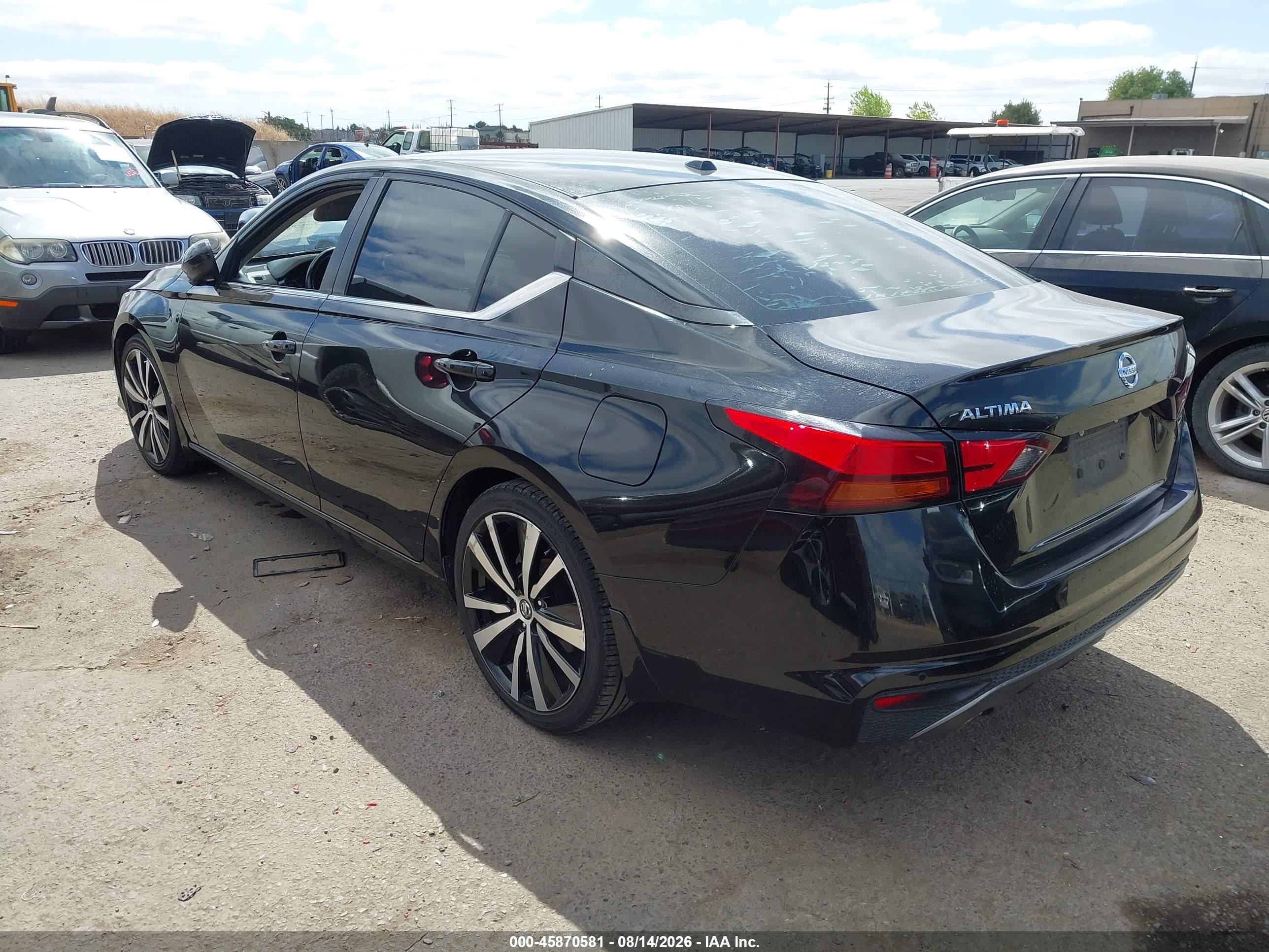 2020 Nissan Altima Sr Fwd Black vin: 1N4BL4CV8LC136769