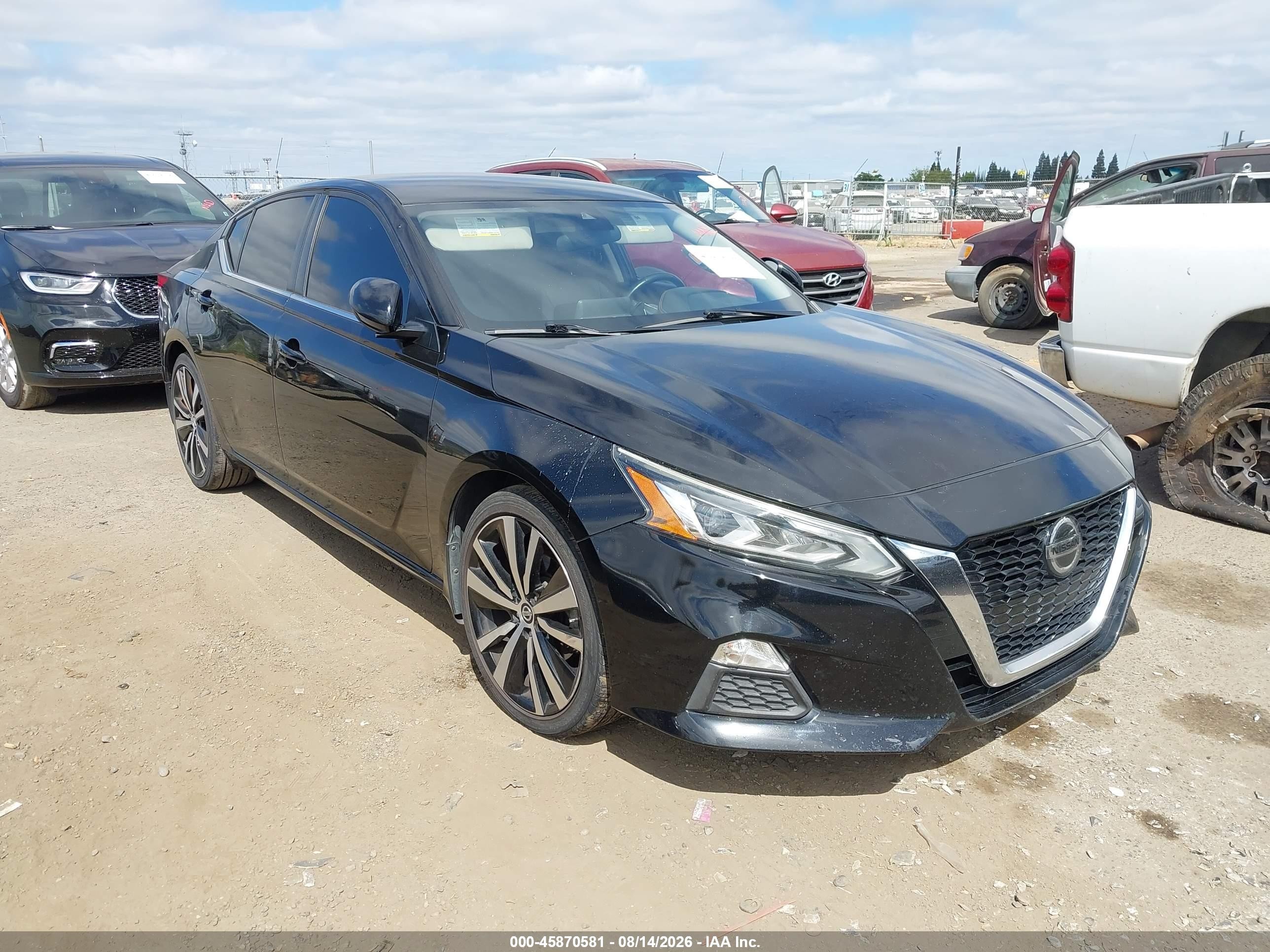 2020 Nissan Altima Sr Fwd Black vin: 1N4BL4CV8LC136769