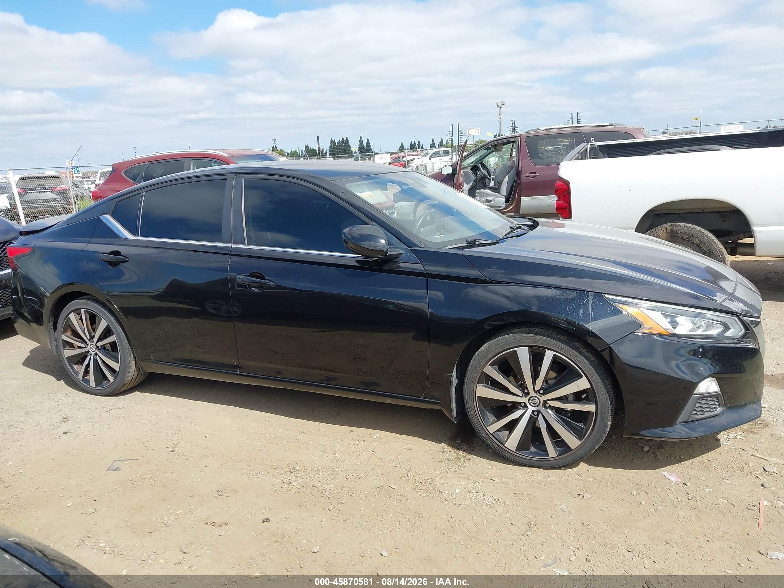 2020 Nissan Altima Sr Fwd Black vin: 1N4BL4CV8LC136769