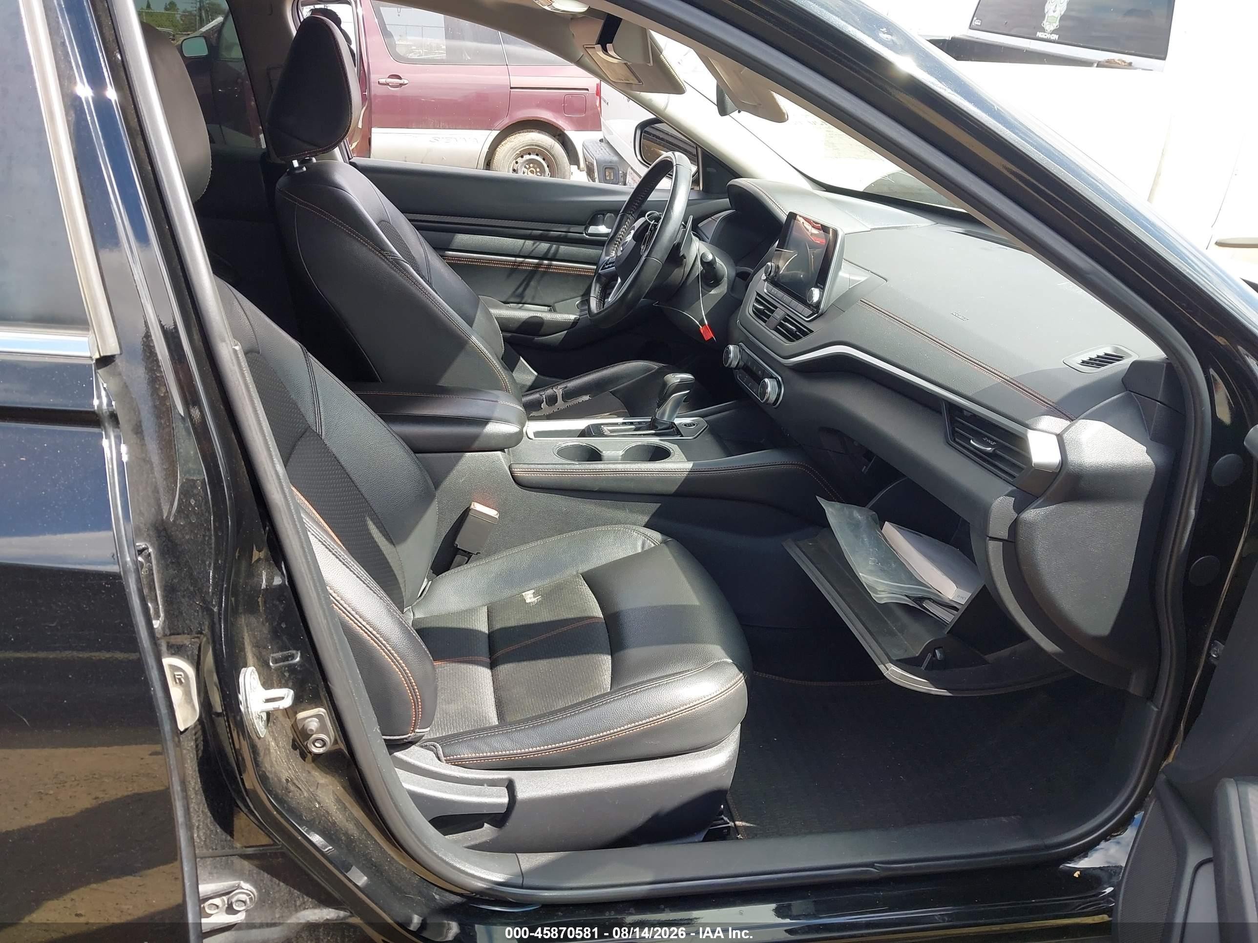 2020 Nissan Altima Sr Fwd Black vin: 1N4BL4CV8LC136769