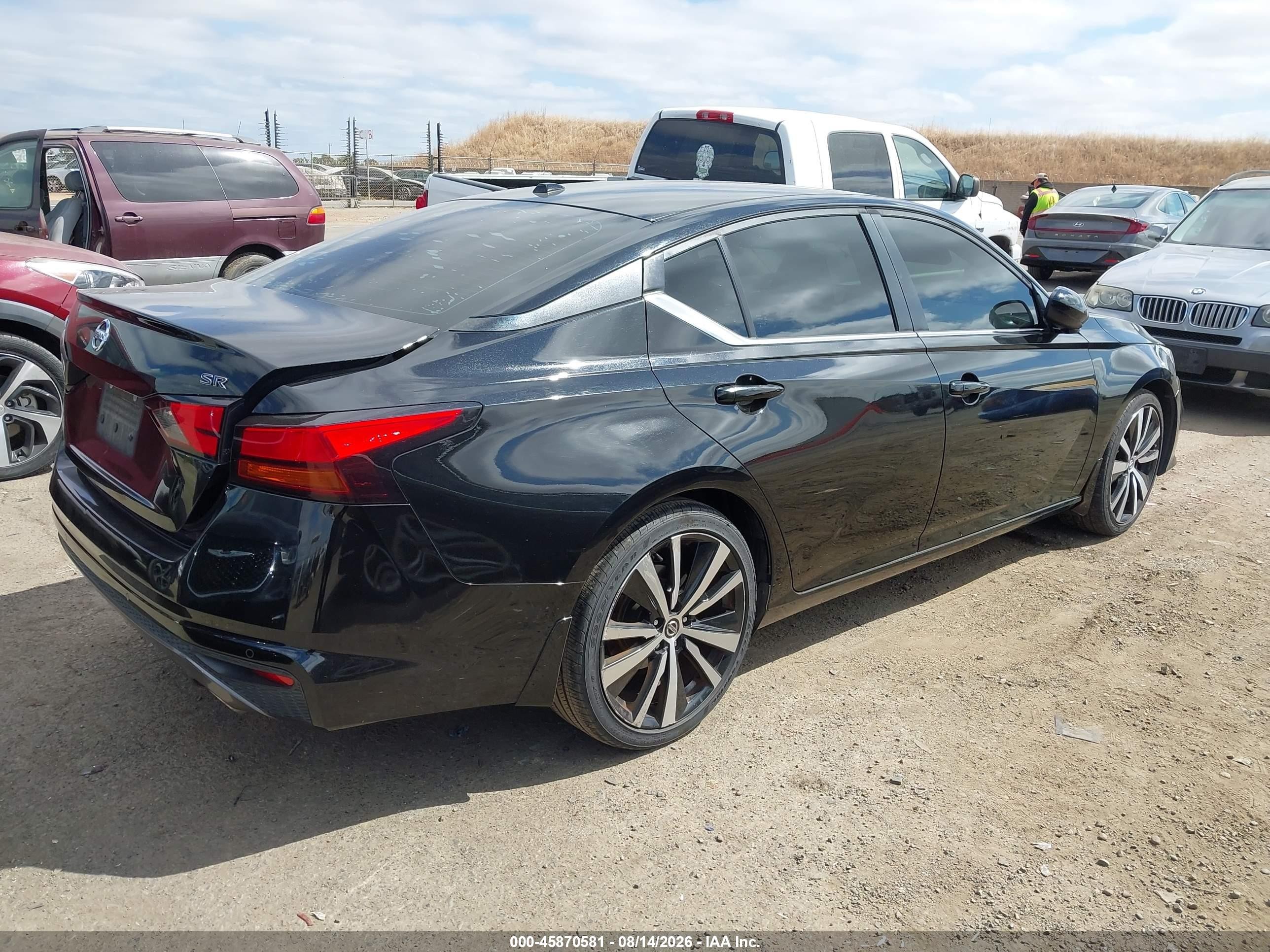 2020 Nissan Altima Sr Fwd Black vin: 1N4BL4CV8LC136769