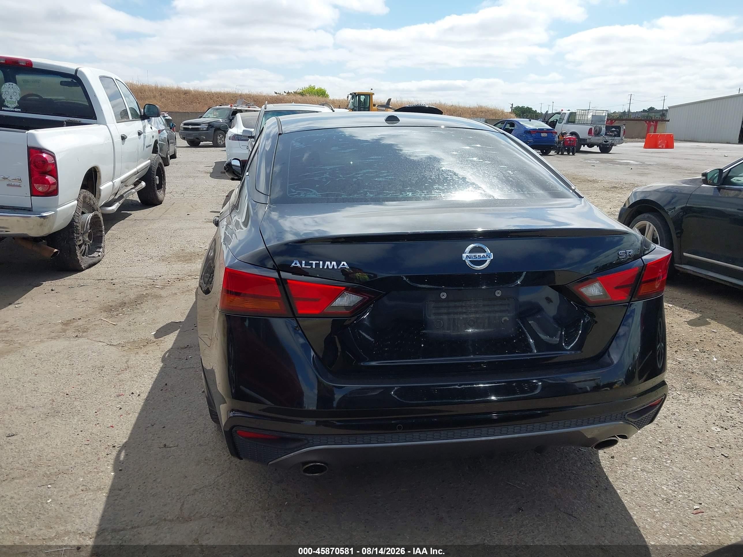 2020 Nissan Altima Sr Fwd Black vin: 1N4BL4CV8LC136769