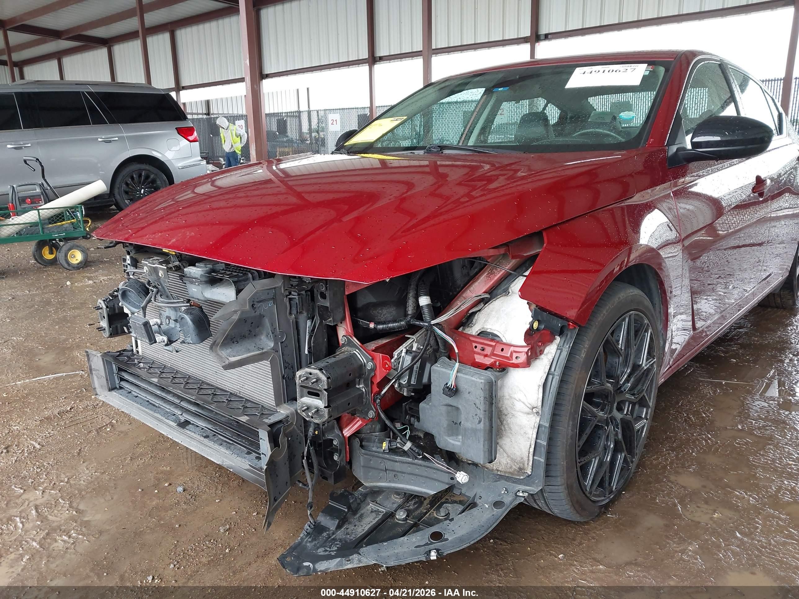 2020 Nissan Altima Sr Fwd Red vin: 1N4BL4CV8LC241716