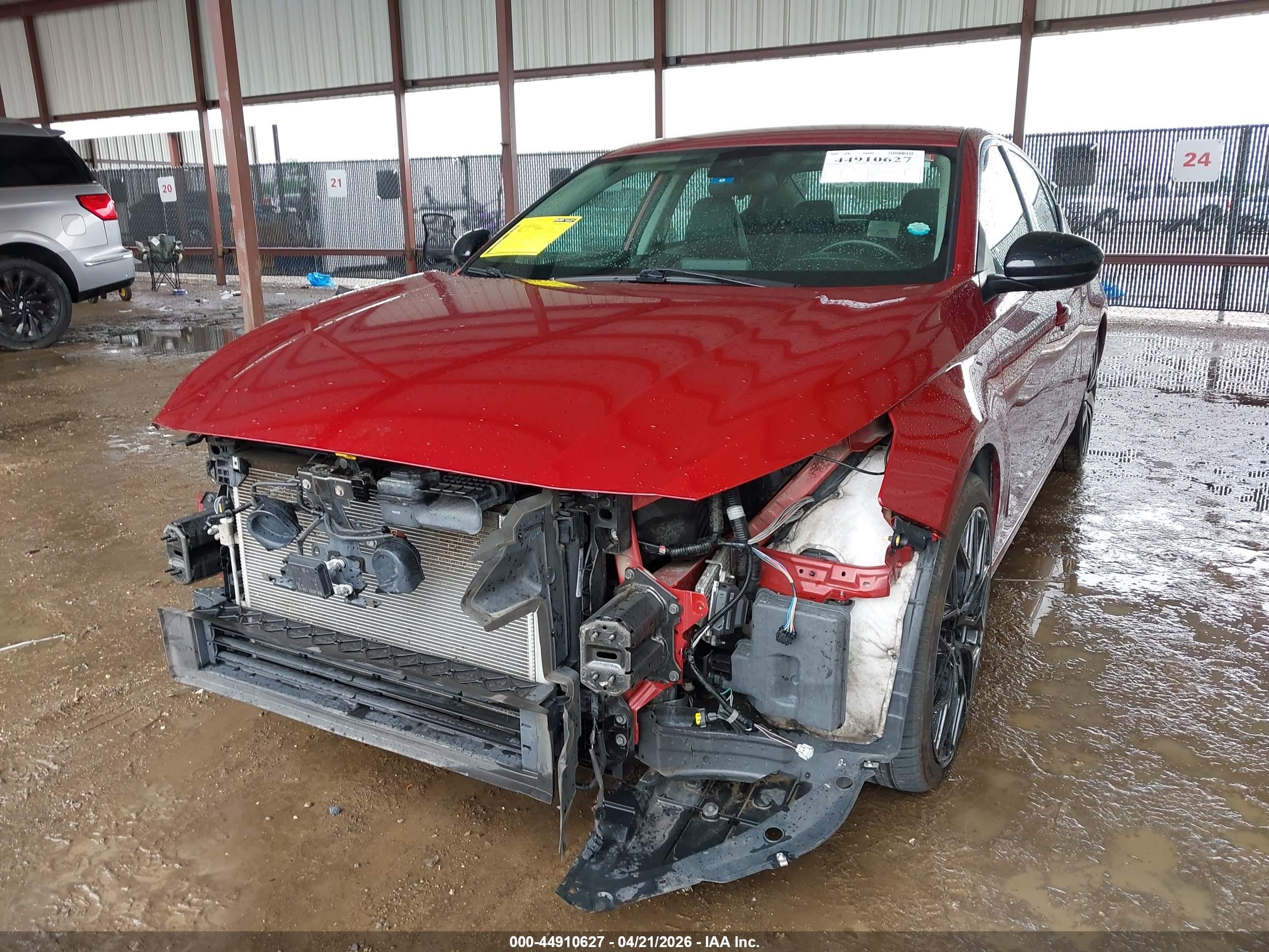 2020 Nissan Altima Sr Fwd Red vin: 1N4BL4CV8LC241716