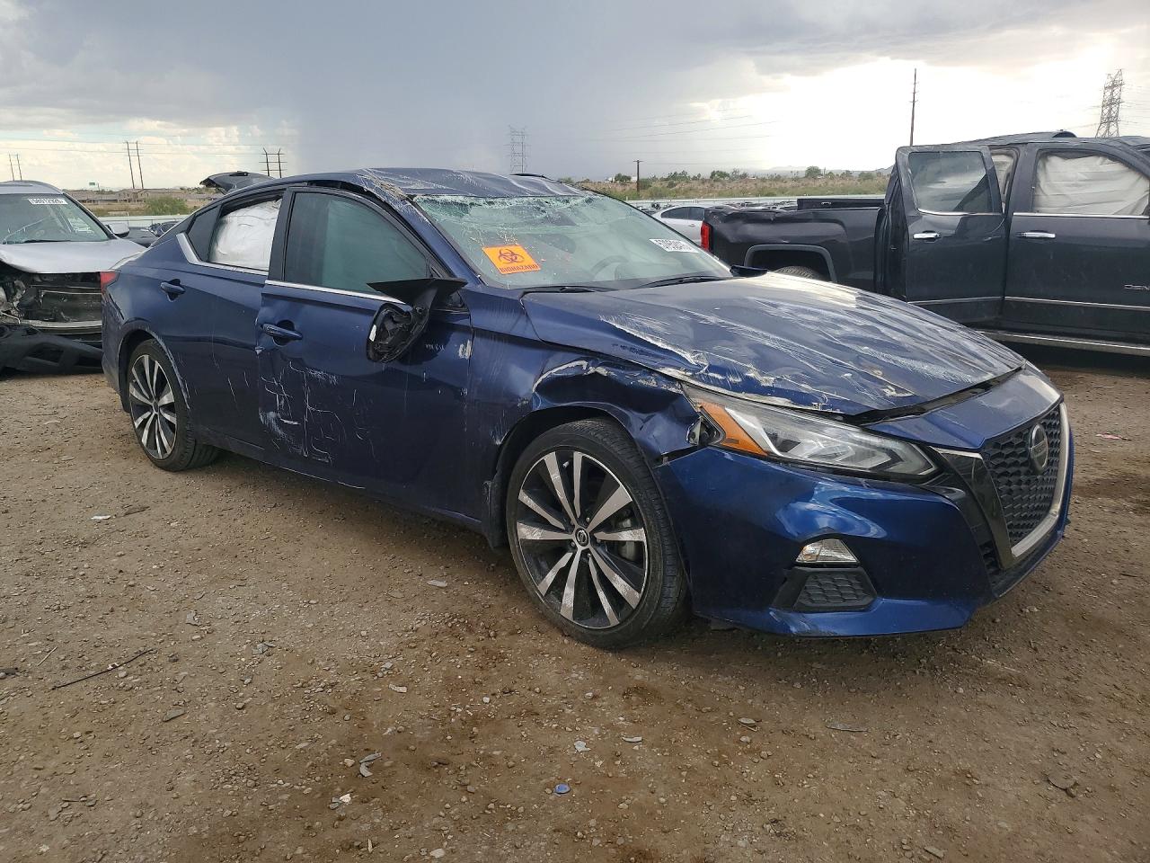 2022 Nissan Altima Sr Blue vin: 1N4BL4CV8NN341869