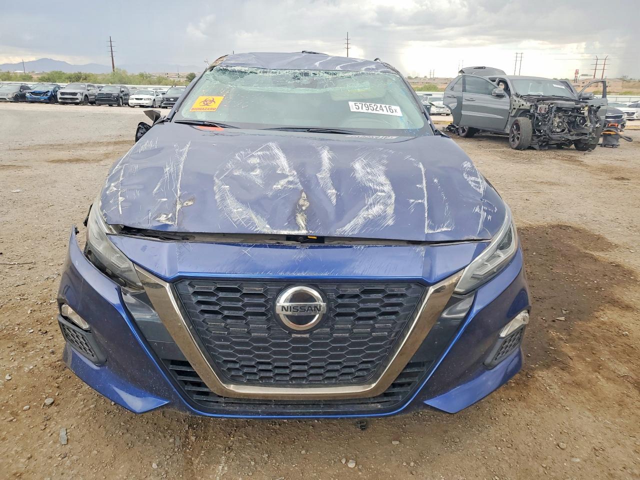 2022 Nissan Altima Sr Blue vin: 1N4BL4CV8NN341869