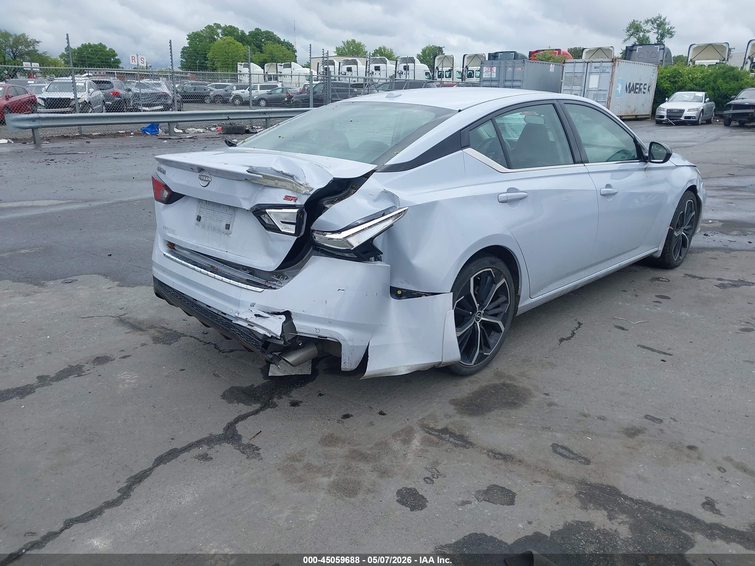 2023 Nissan Altima Sr Fwd Gray vin: 1N4BL4CV8PN356536