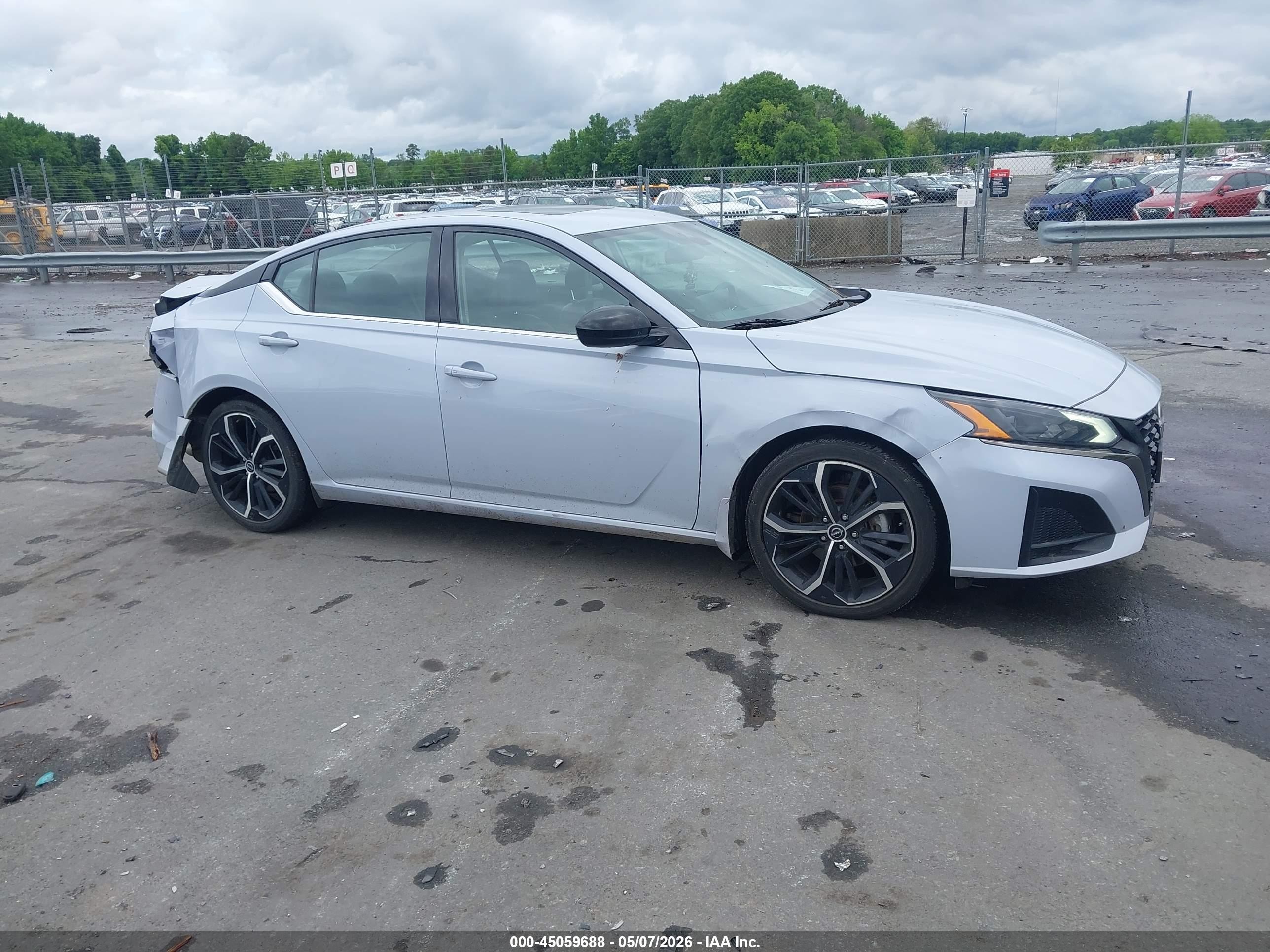 2023 Nissan Altima Sr Fwd Gray vin: 1N4BL4CV8PN356536