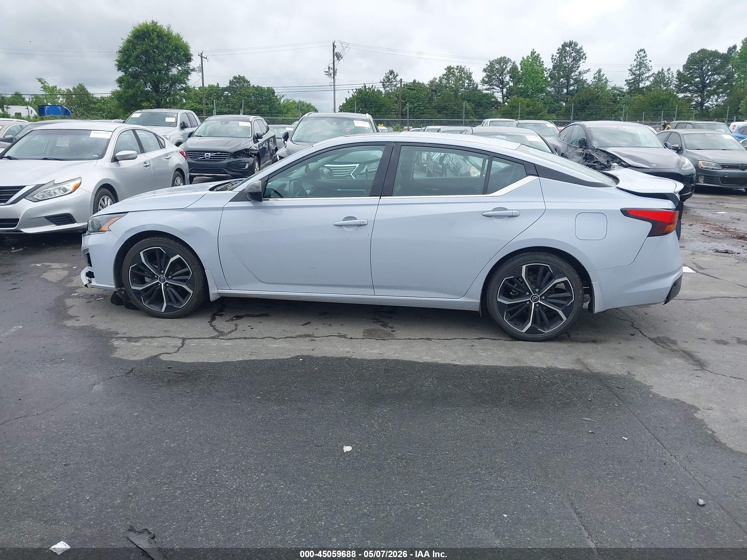 2023 Nissan Altima Sr Fwd Gray vin: 1N4BL4CV8PN356536