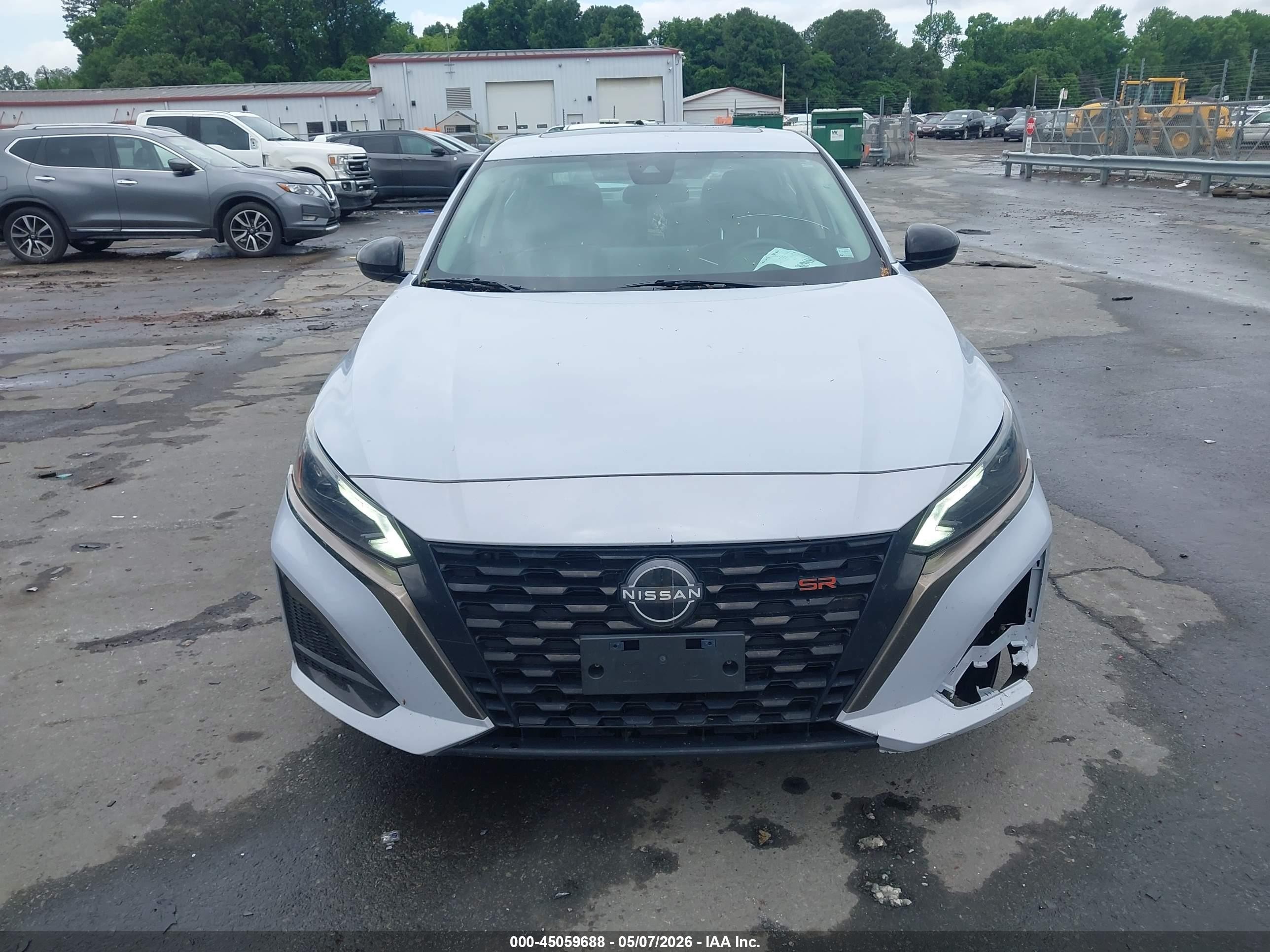 2023 Nissan Altima Sr Fwd Gray vin: 1N4BL4CV8PN356536