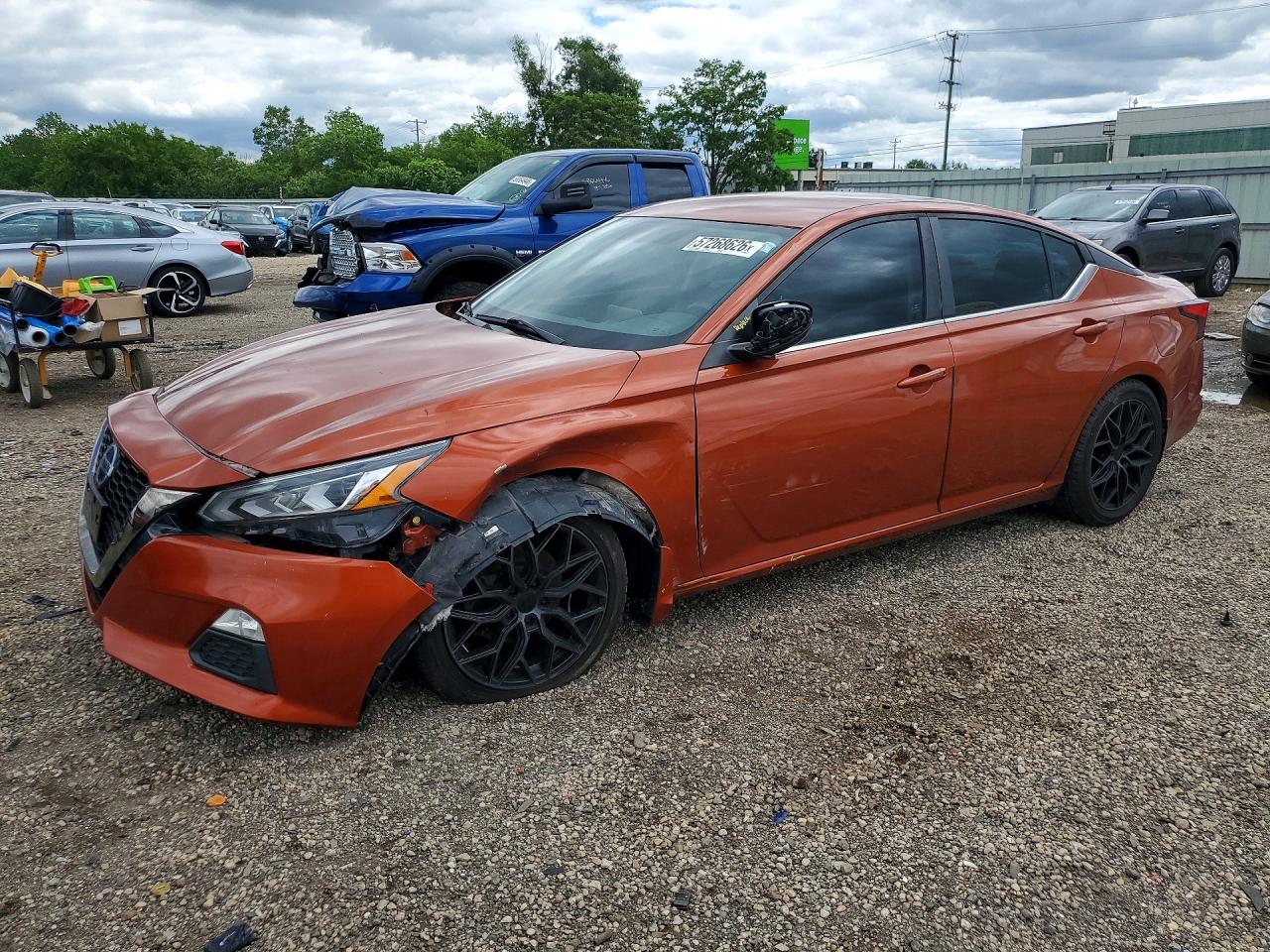 2019 Nissan Altima Sr Оранжевый vin: 1N4BL4CV9KC111698