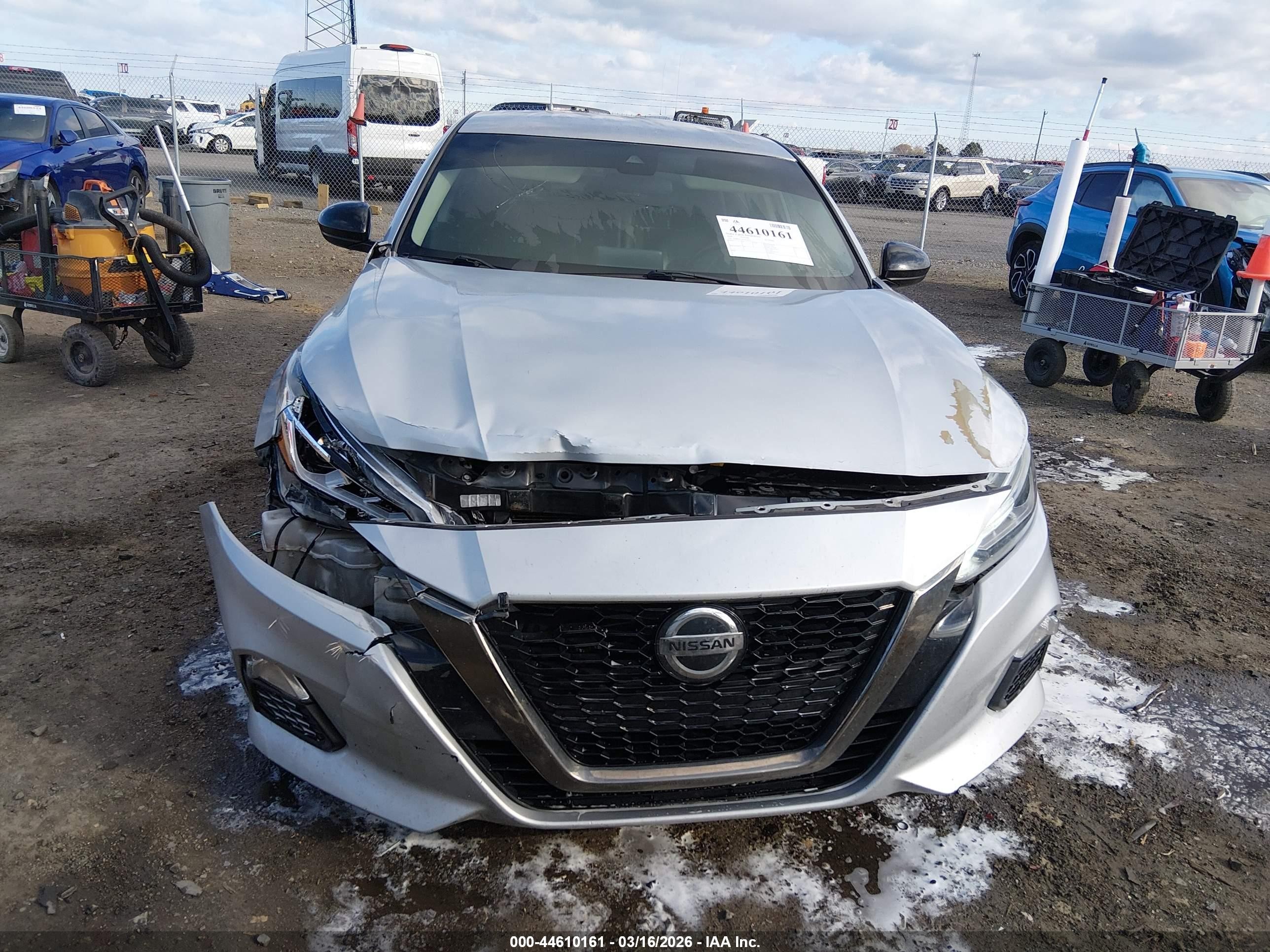 2020 Nissan Altima Sr Fwd Silver vin: 1N4BL4CV9LN319375