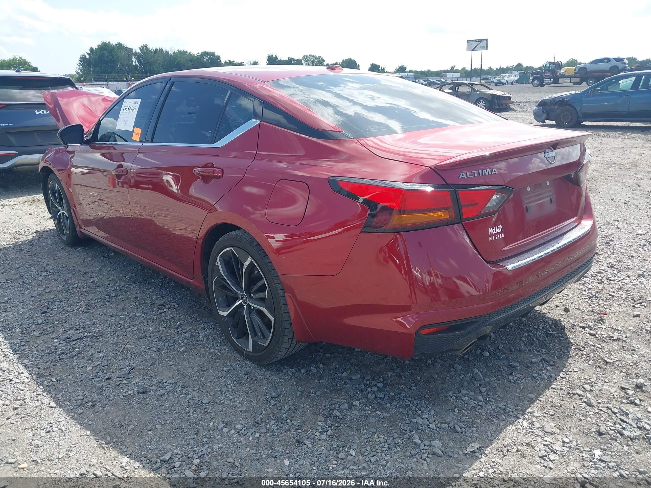 2023 Nissan Altima Sr Fwd Red vin: 1N4BL4CV9PN392168