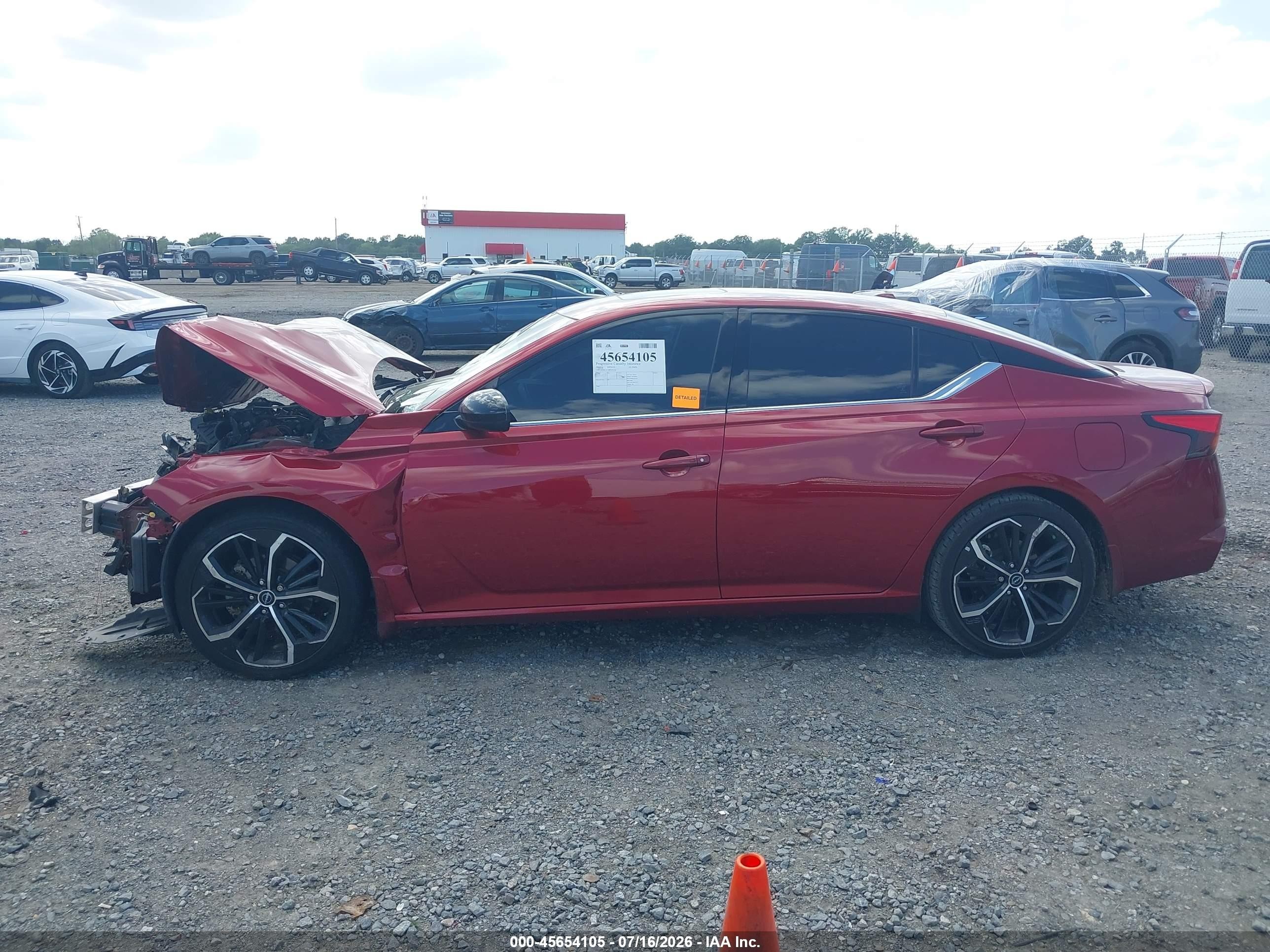 2023 Nissan Altima Sr Fwd Red vin: 1N4BL4CV9PN392168