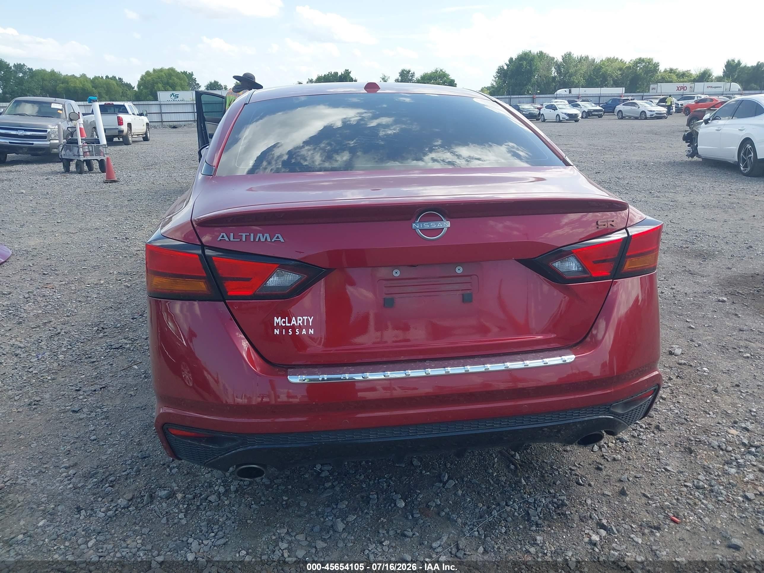 2023 Nissan Altima Sr Fwd Red vin: 1N4BL4CV9PN392168