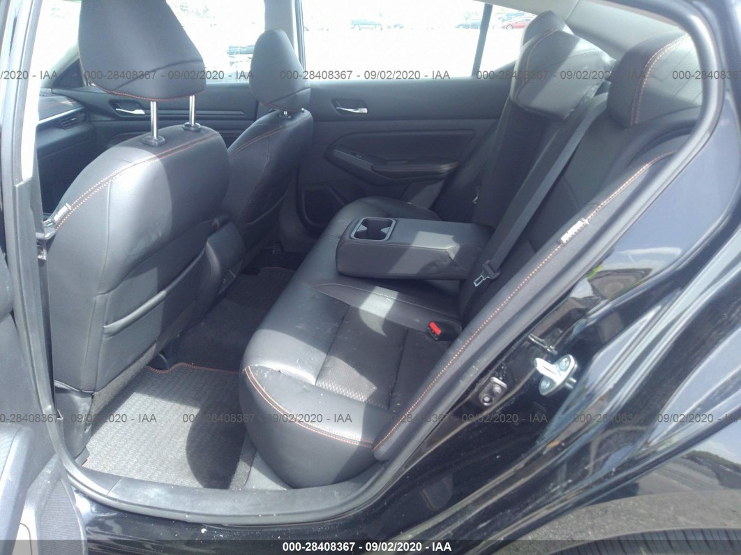 2020 Nissan Altima 2.5 Sr Black vin: 1N4BL4CVXLC179932
