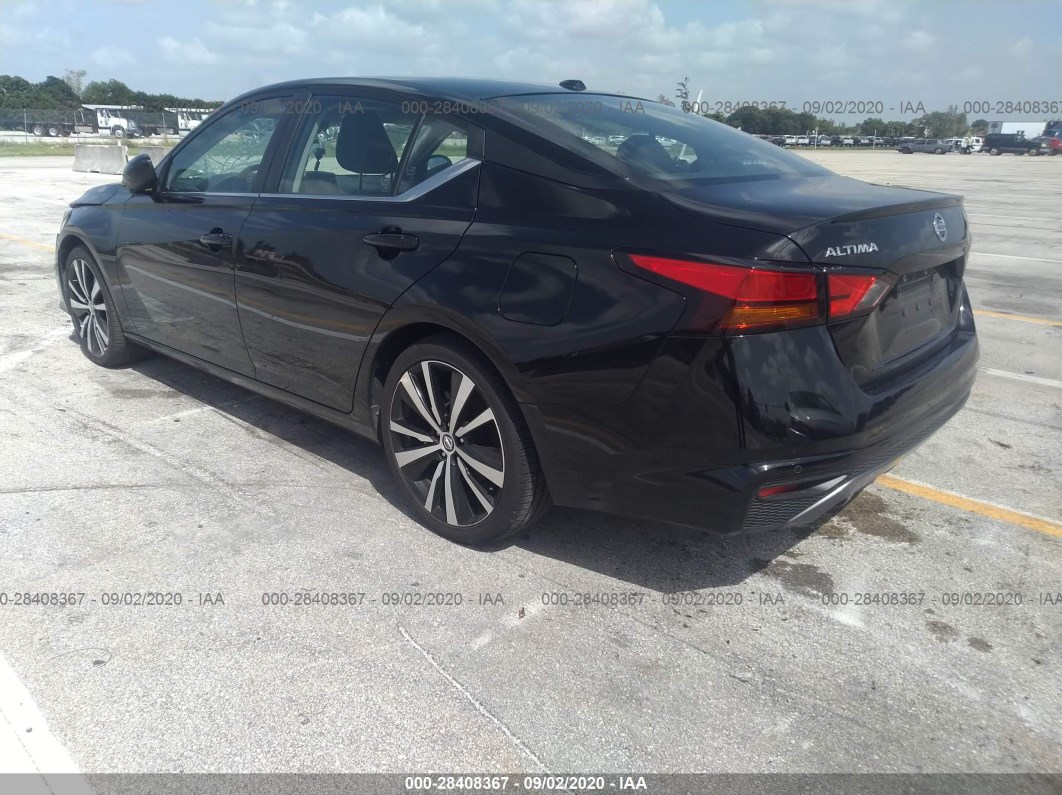 2020 Nissan Altima 2.5 Sr Black vin: 1N4BL4CVXLC179932
