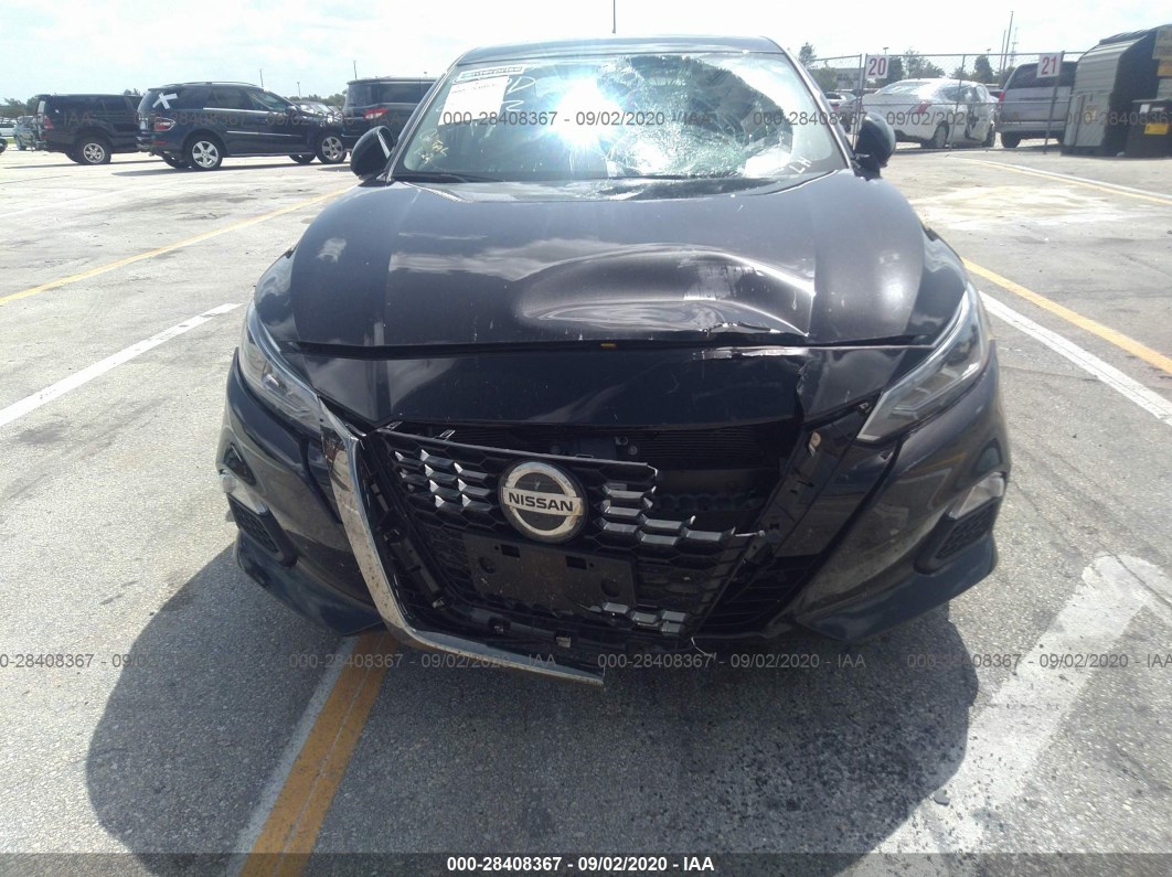 2020 Nissan Altima 2.5 Sr Black vin: 1N4BL4CVXLC179932