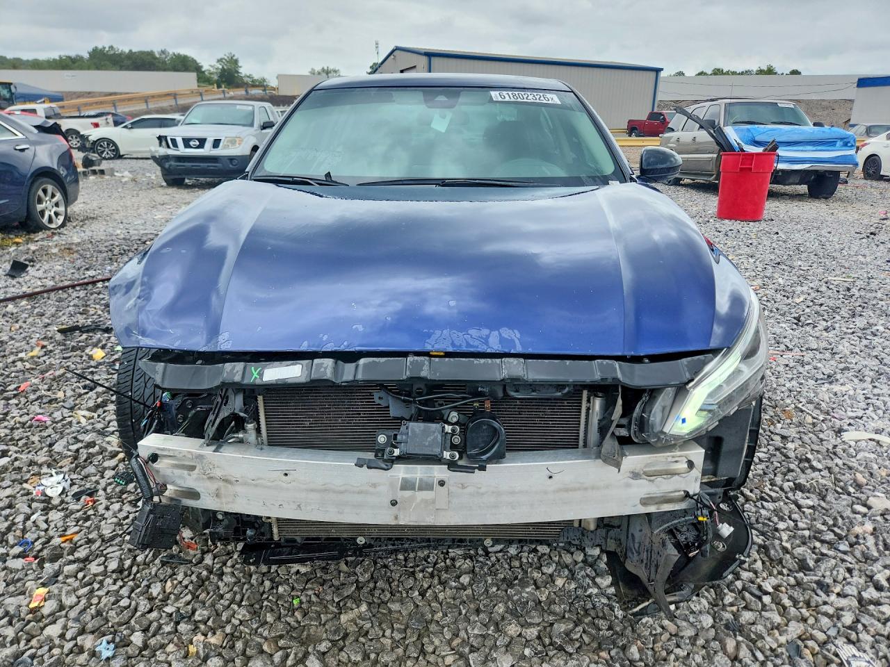 2021 Nissan Altima Sr Blue vin: 1N4BL4CVXMN387573