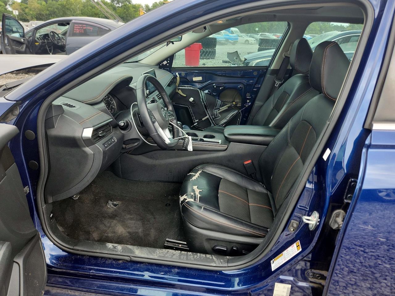 2021 Nissan Altima Sr Blue vin: 1N4BL4CVXMN387573