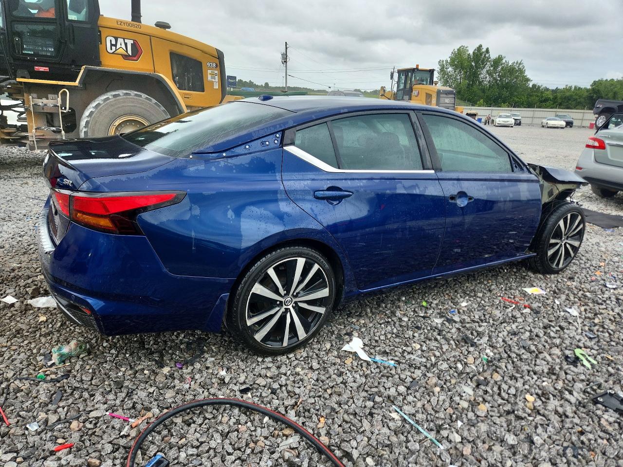 2021 Nissan Altima Sr Blue vin: 1N4BL4CVXMN387573