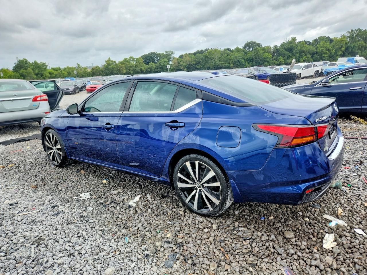 2021 Nissan Altima Sr Blue vin: 1N4BL4CVXMN387573