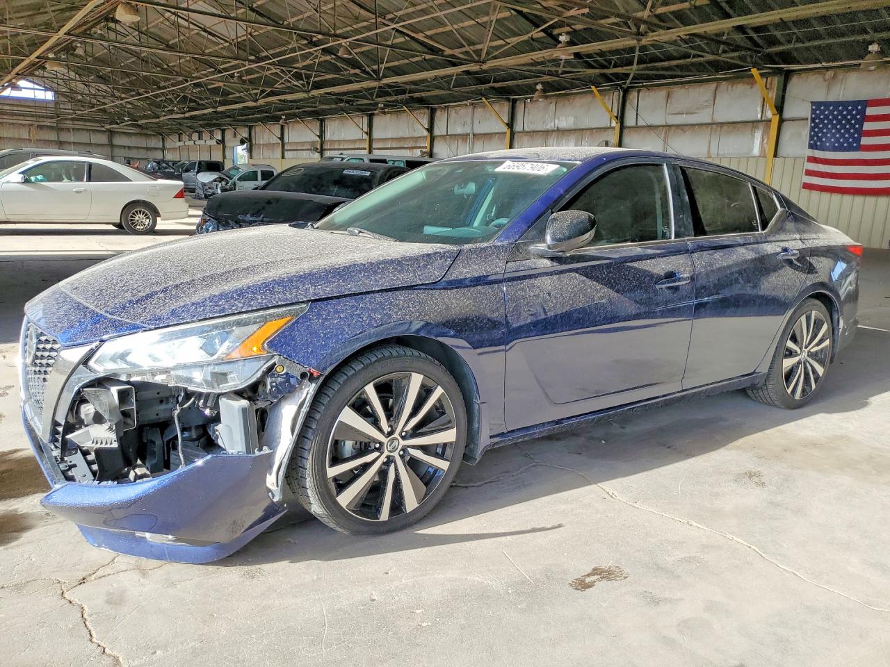 2021 Nissan Altima Sr Blue vin: 1N4BL4CVXMN410995