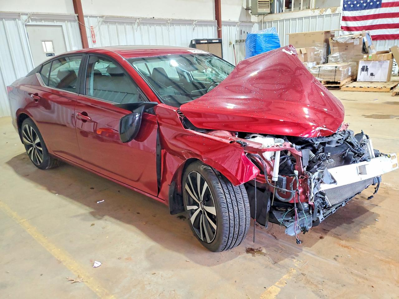 2019 Nissan Altima Sr Красный vin: 1N4BL4CW1KC185061