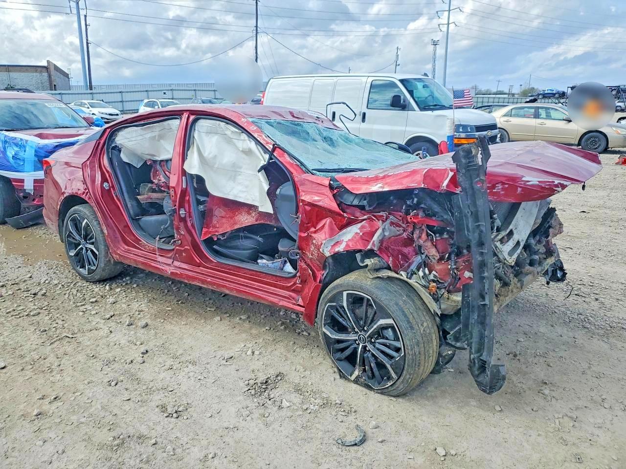 2023 Nissan Altima 2.5 Sr Red vin: 1N4BL4CW2PN361059