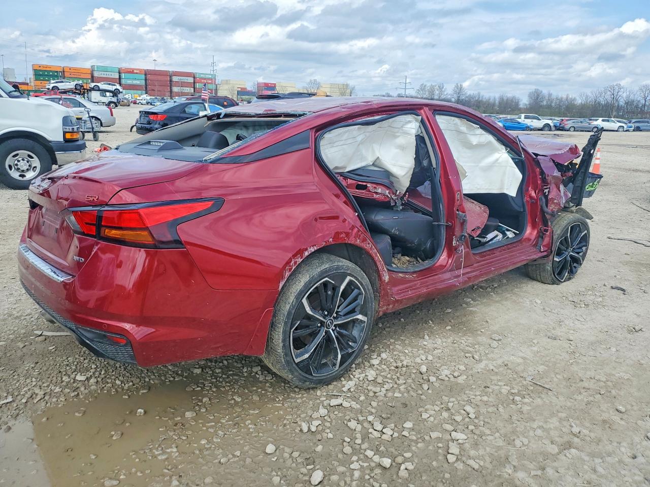 2023 Nissan Altima 2.5 Sr Red vin: 1N4BL4CW2PN361059