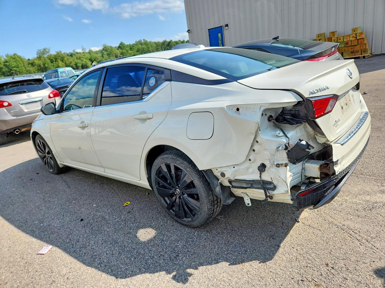 2019 Nissan Altima Sr White vin: 1N4BL4CW3KN322022