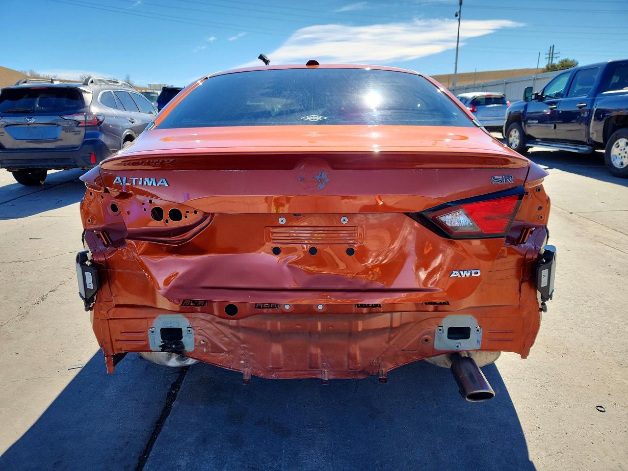 2020 Nissan Altima 2.5 Sr Orange vin: 1N4BL4CW3LC149969