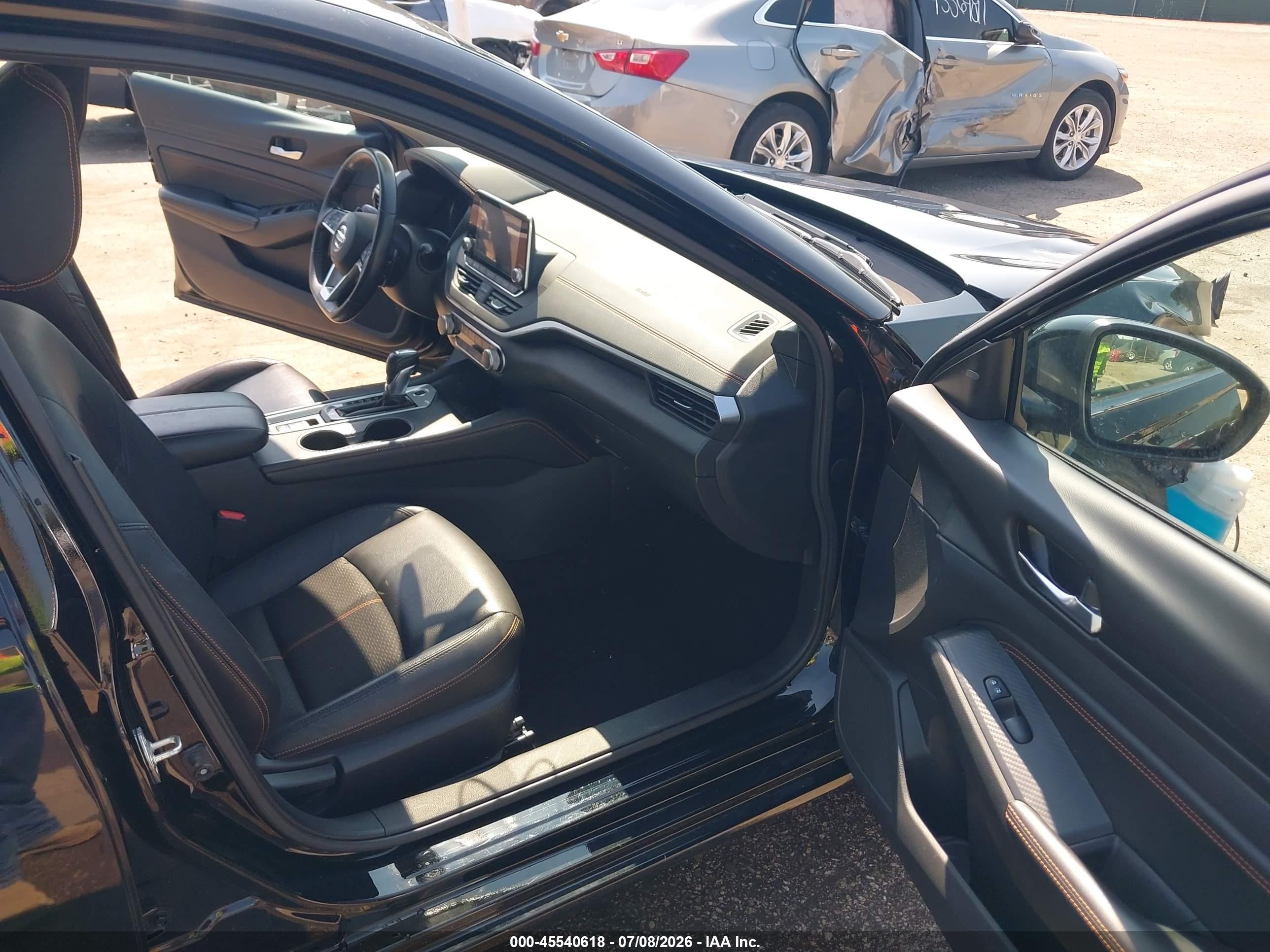 2019 Nissan Altima 2.5 Sr Black vin: 1N4BL4CW4KC232650