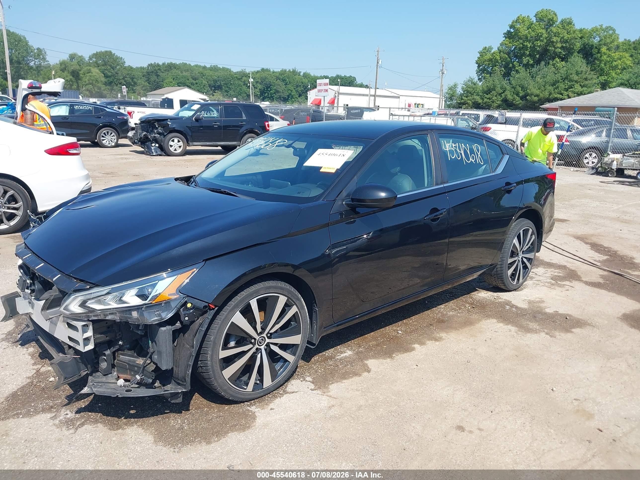 2019 Nissan Altima 2.5 Sr Black vin: 1N4BL4CW4KC232650