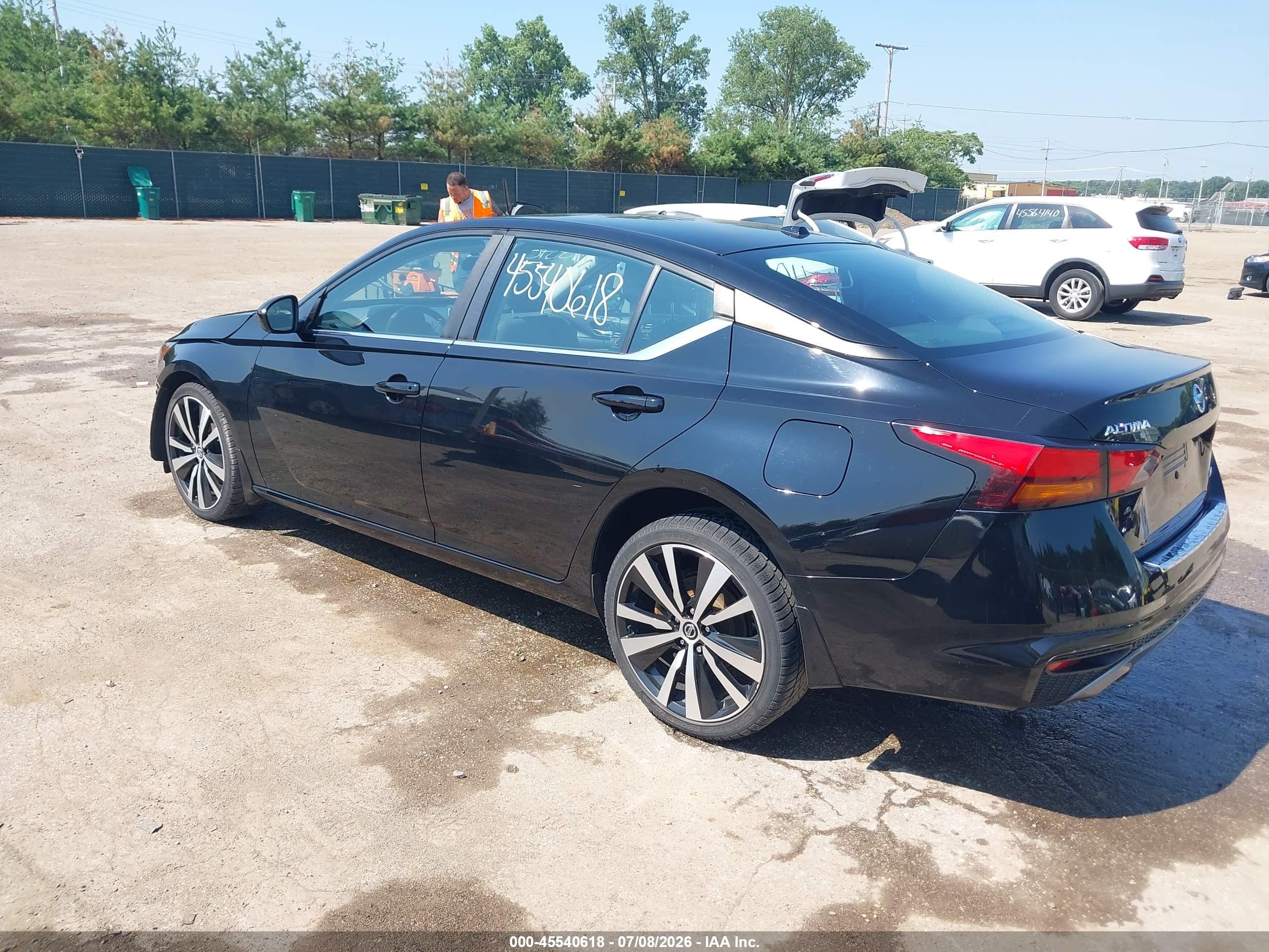 2019 Nissan Altima 2.5 Sr Black vin: 1N4BL4CW4KC232650