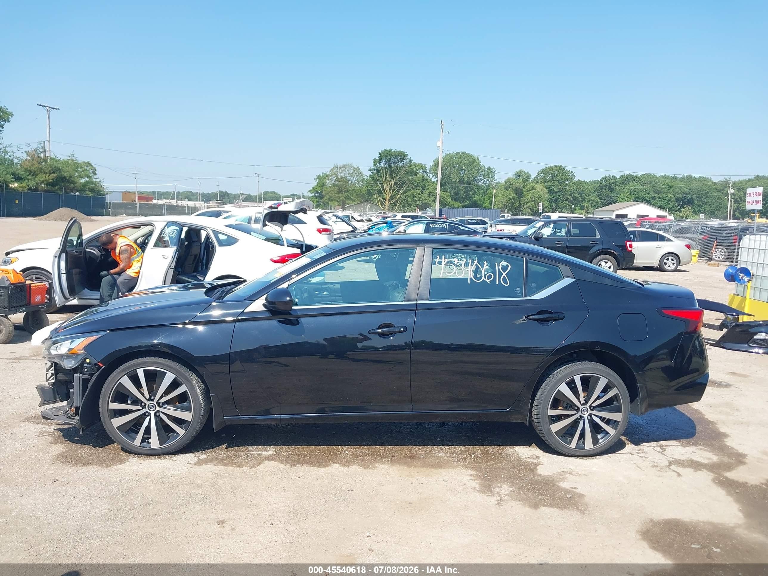 2019 Nissan Altima 2.5 Sr Black vin: 1N4BL4CW4KC232650