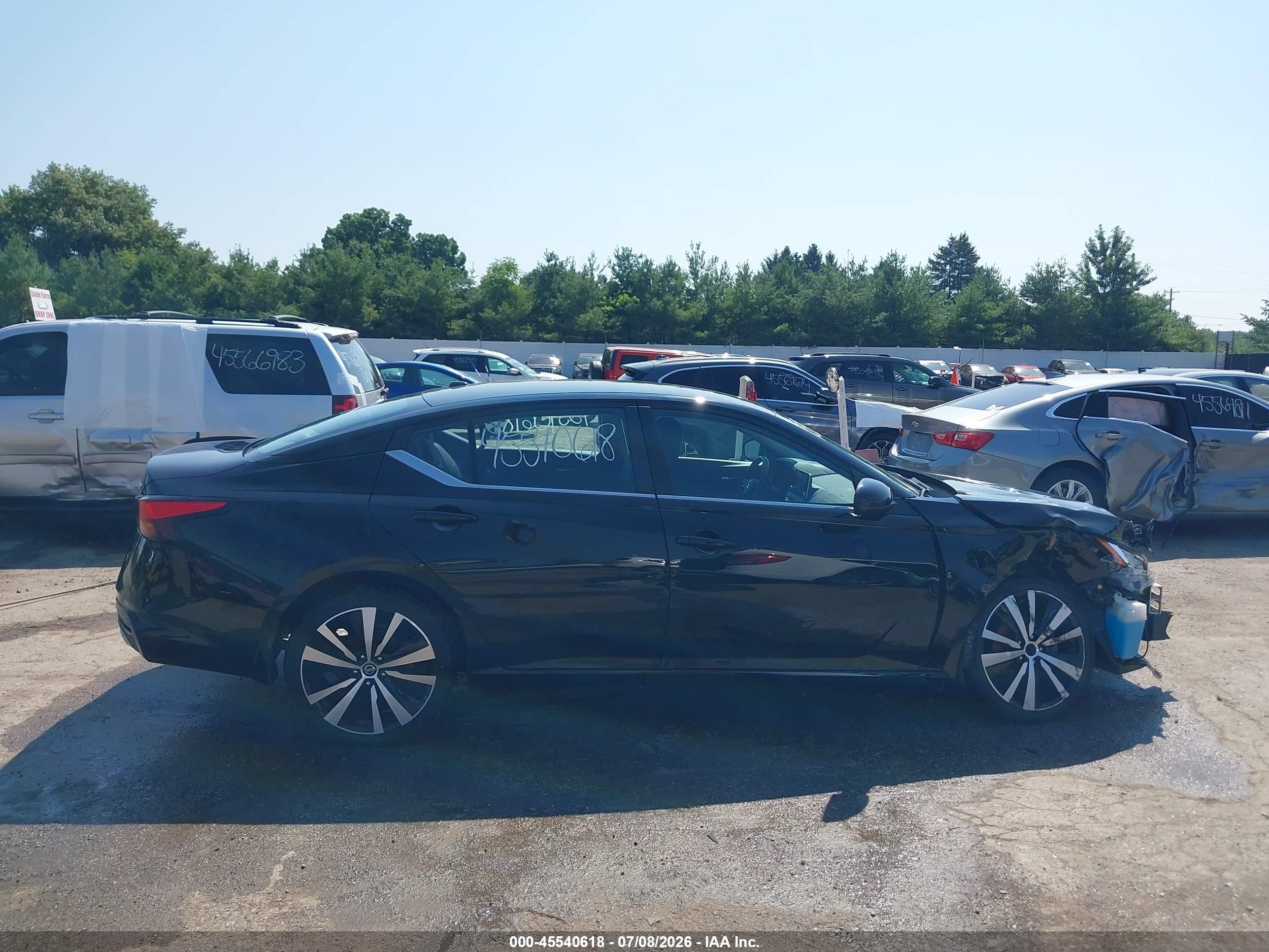 2019 Nissan Altima 2.5 Sr Black vin: 1N4BL4CW4KC232650