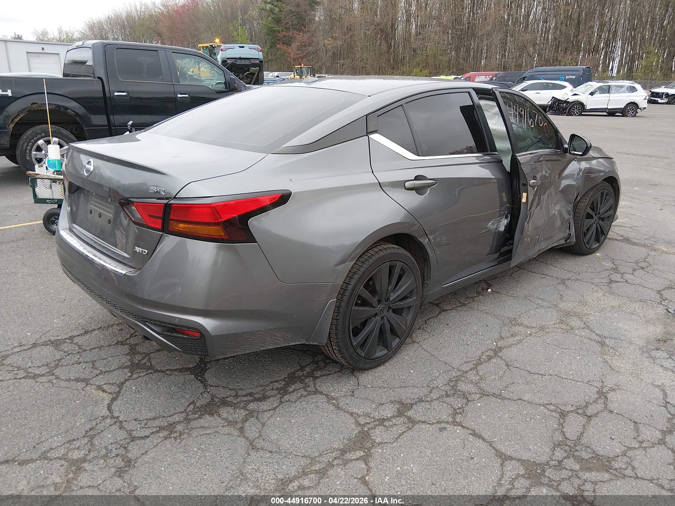 2020 Nissan Altima Sr Intelligent Awd Gray vin: 1N4BL4CW4LC271577