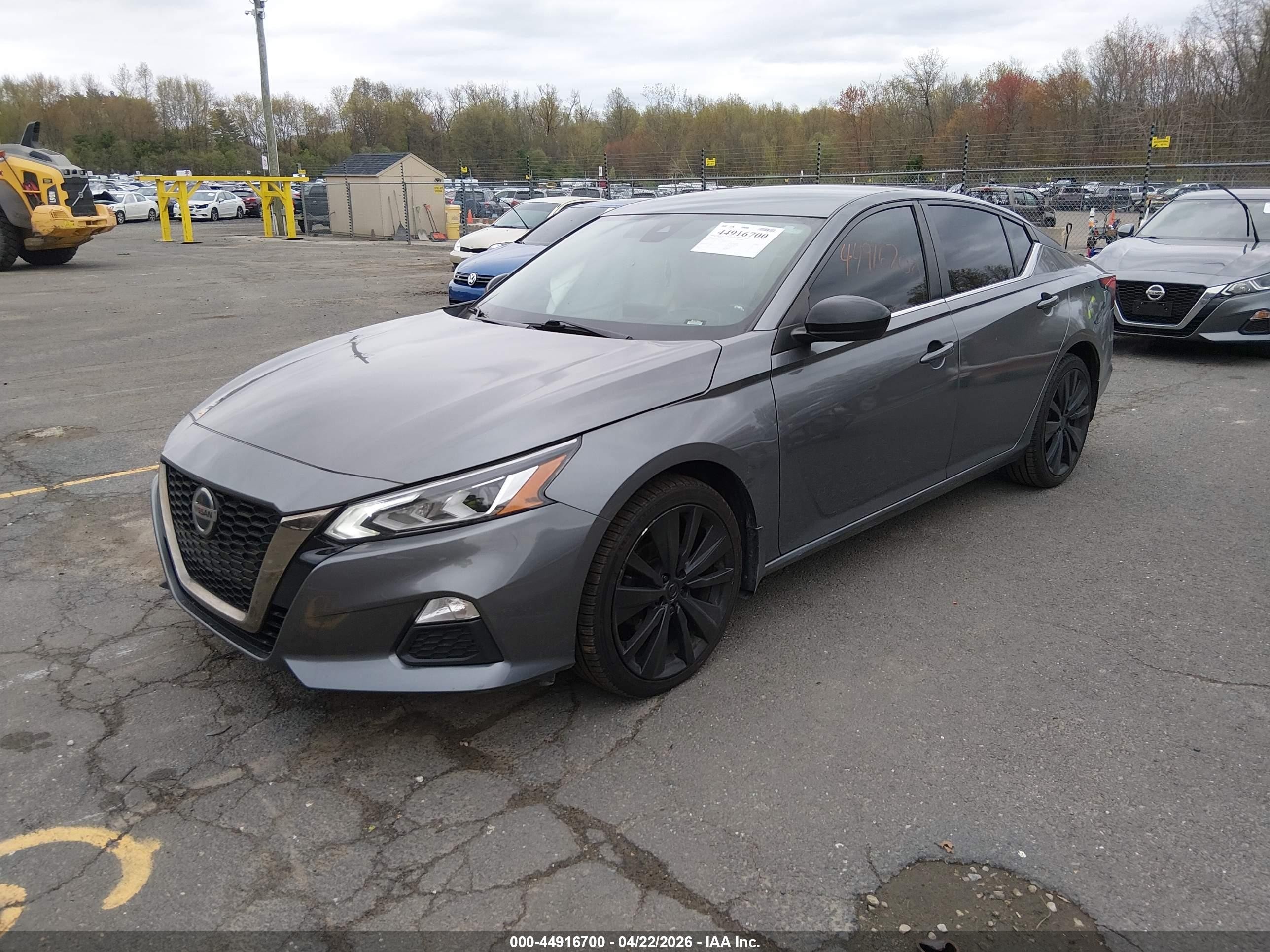 2020 Nissan Altima Sr Intelligent Awd Gray vin: 1N4BL4CW4LC271577