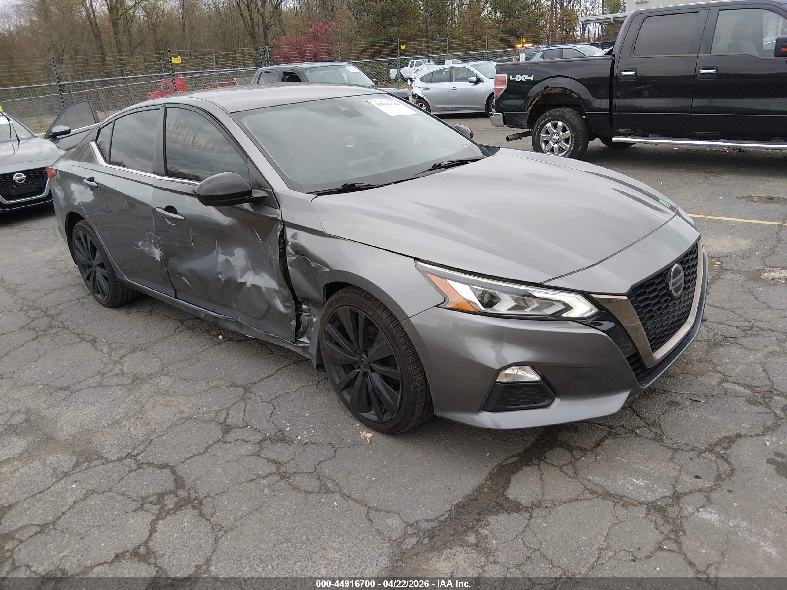 2020 Nissan Altima Sr Intelligent Awd Gray vin: 1N4BL4CW4LC271577
